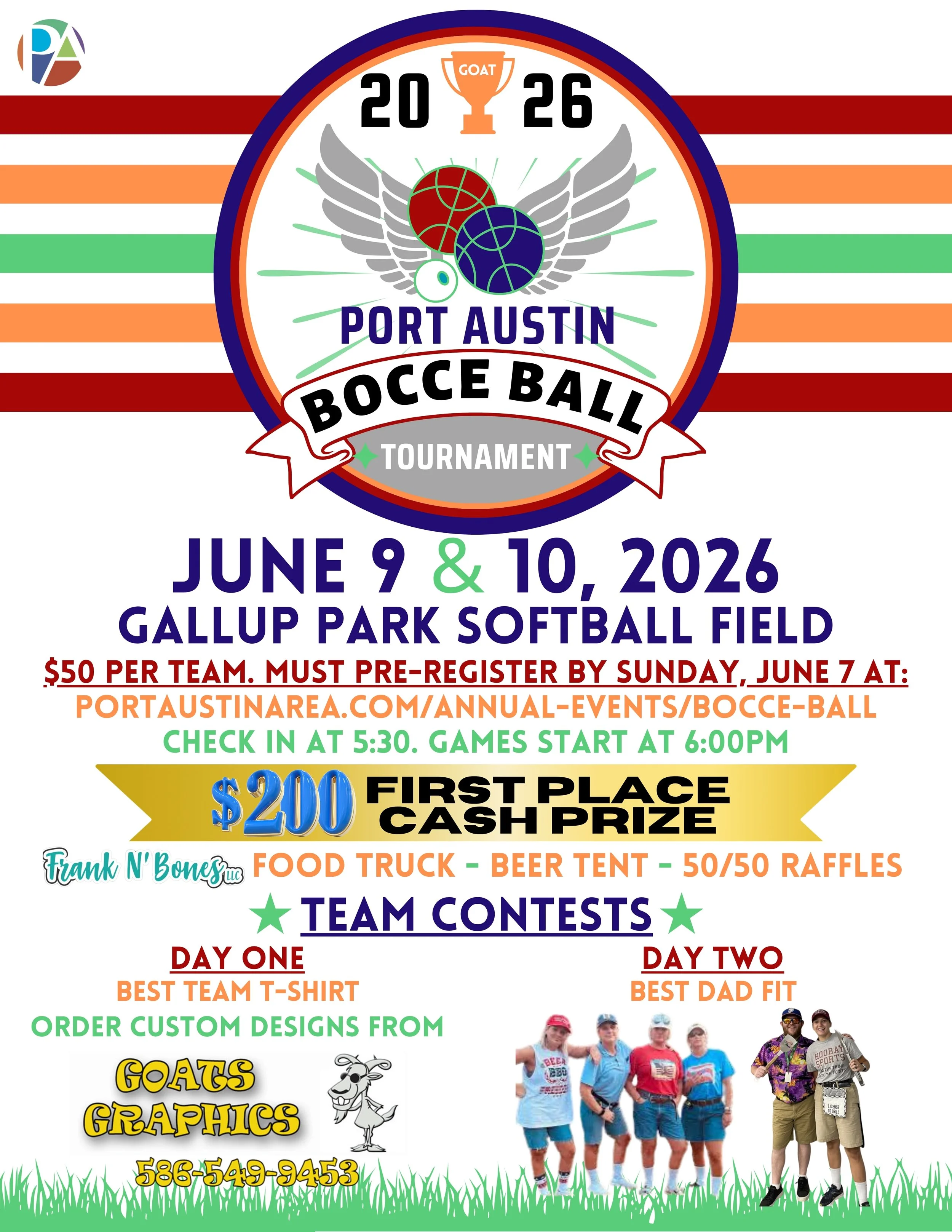 Bocce Tournament Registration