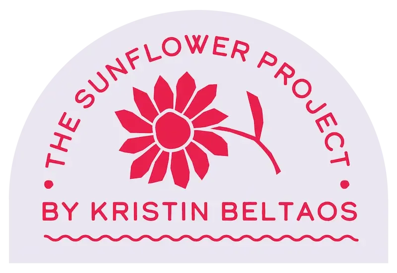 The Sunflower Project pro bono nonprofit consulting program badge by Kristin Beltaos