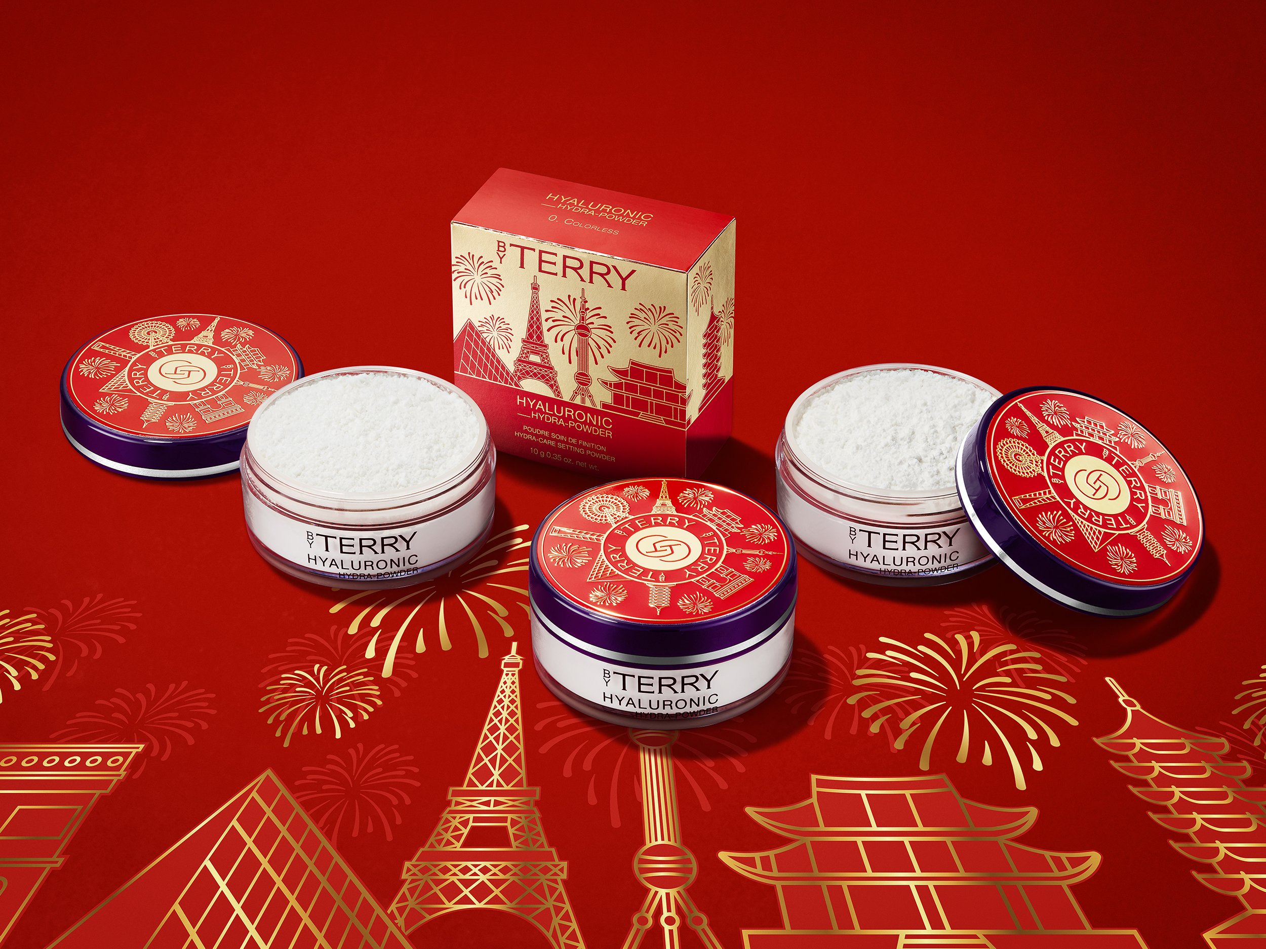 ByTerry Hyaluronic Hydra Powder Limited Edition Chinese New Year - Cosmetics advertising photography by Simon Lyle Ritchie