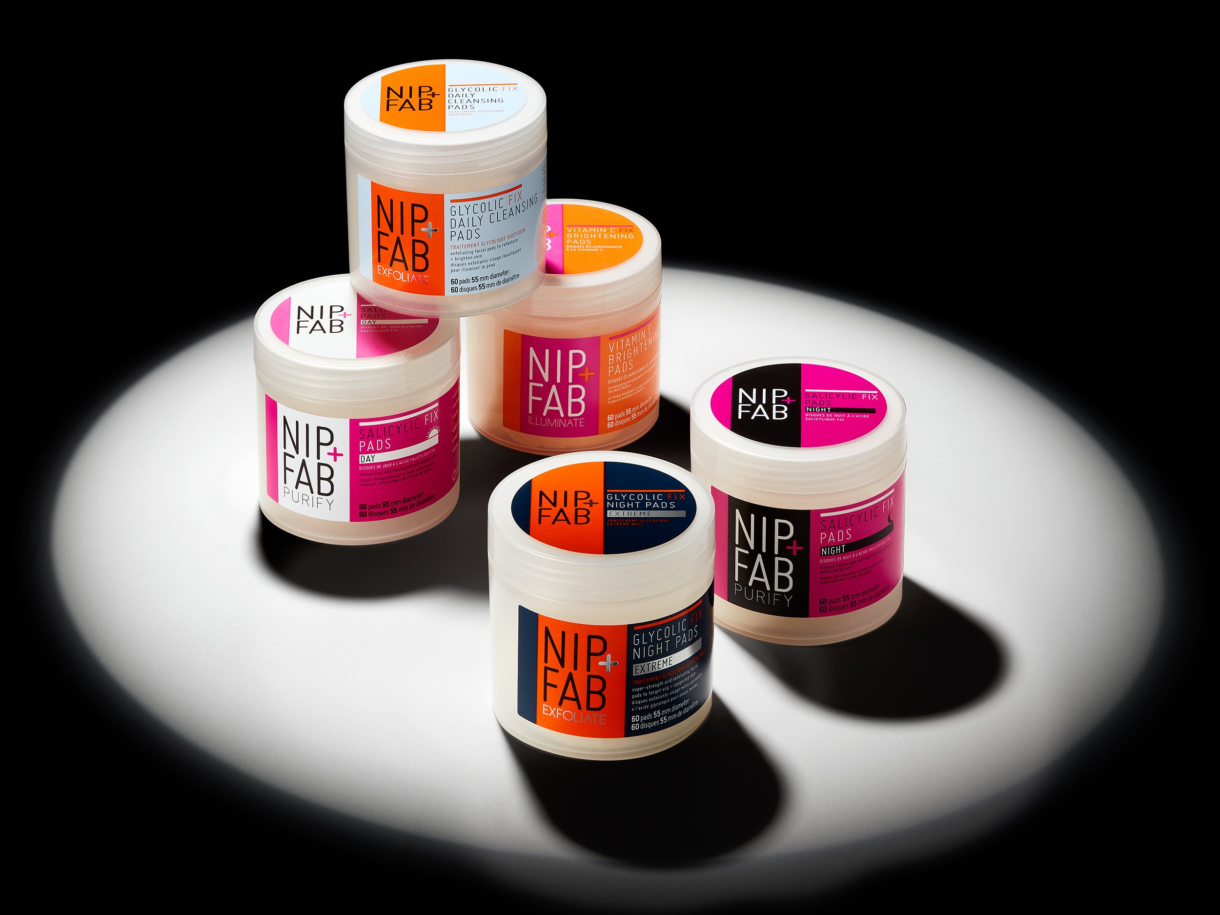 Nip + Fab cleansing pads - photography by Simon Lyle Ritchie