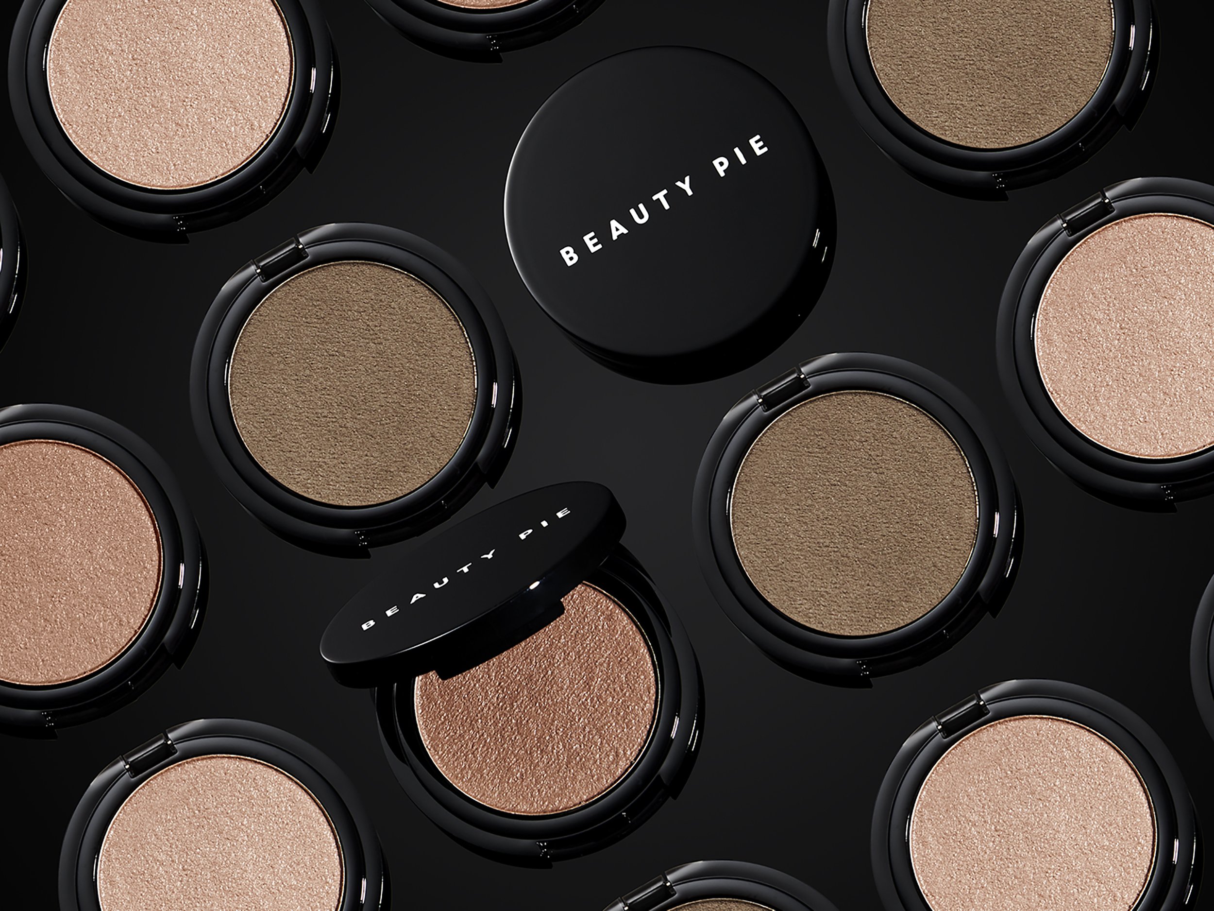 Beauty Pie eyeshadow make-up range - product photography by London-based Simon Lyle Ritchie