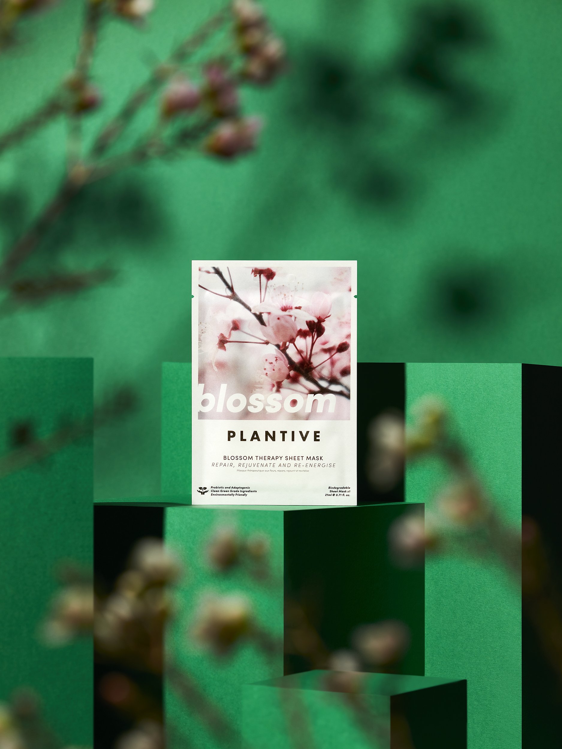 Plantive Blossom Therapy Face Mask - product photographer Simon Lyle Ritchie