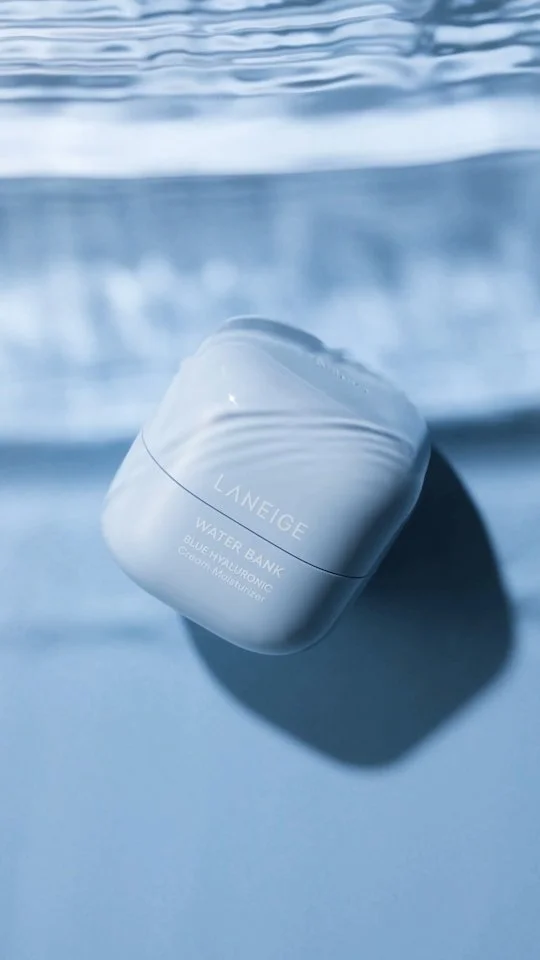 Laneige Water Bank Cream Moisturiser - Cosmetics Videography by Simon Lyle Ritchie