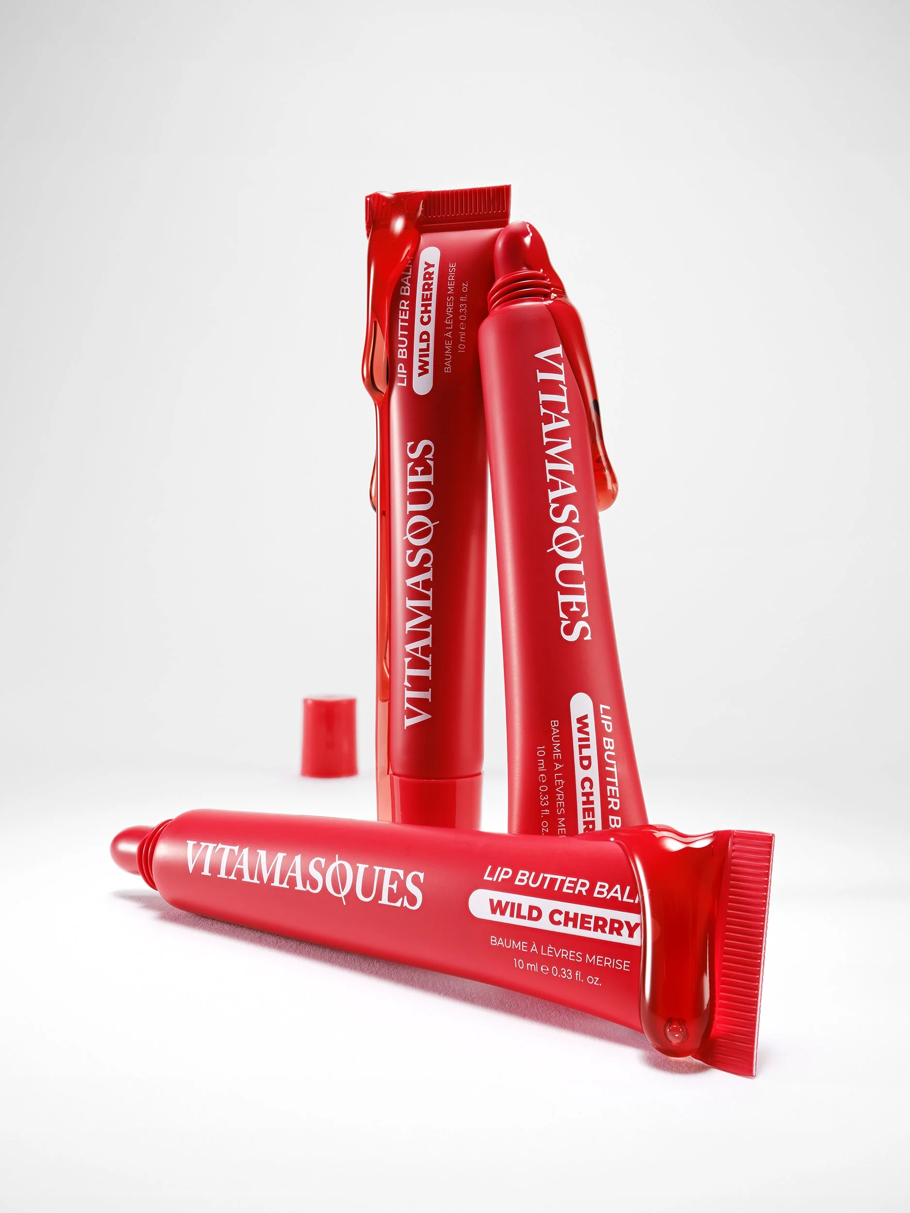 Vitamasques Wild Cherry Lip Butter Balm by London based product photographer Simon Lyle