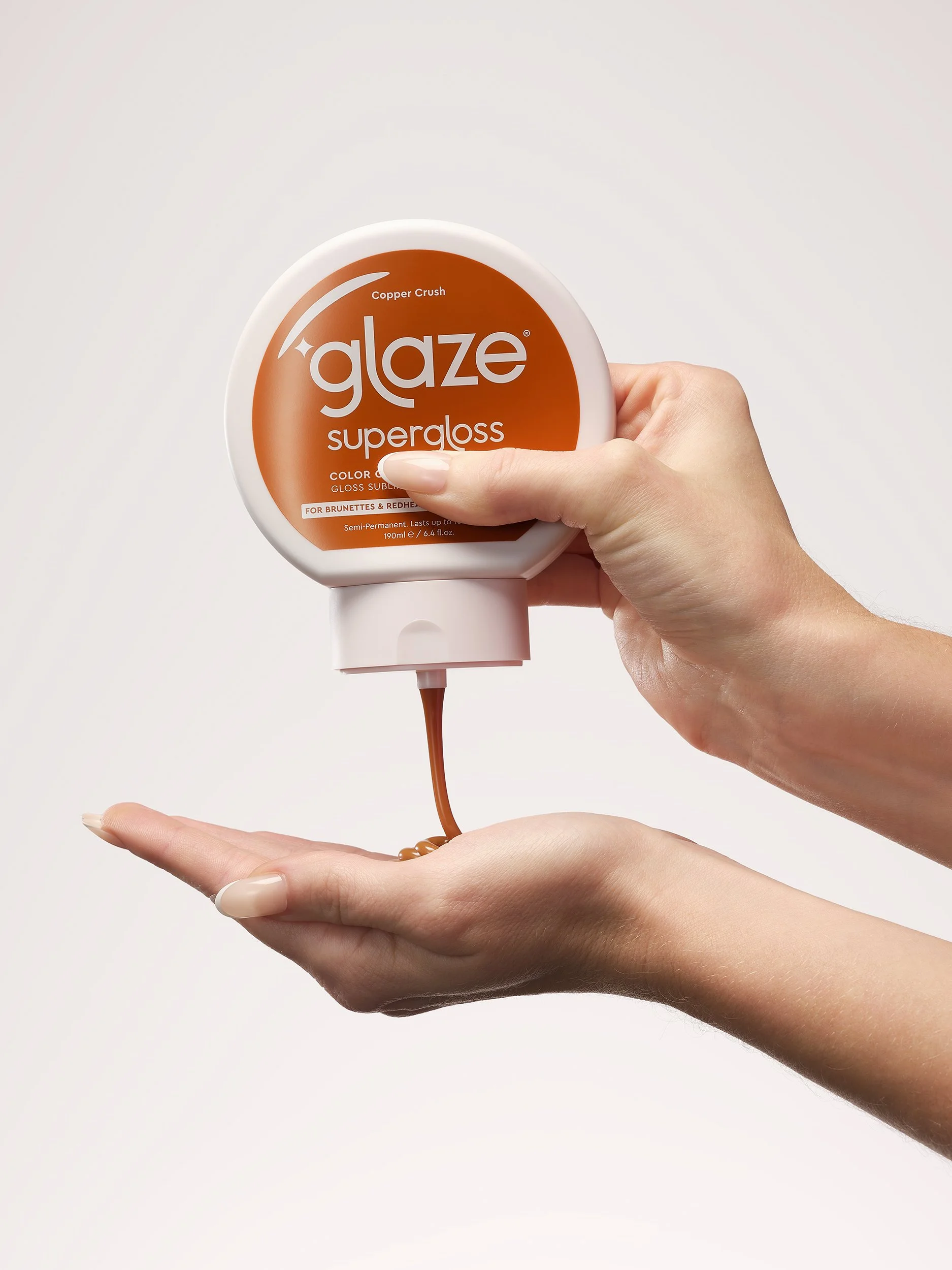 Glaze Supergloss Copper Crush model photography by beauty and cosmetics photographer Simon Lyle Ritchie