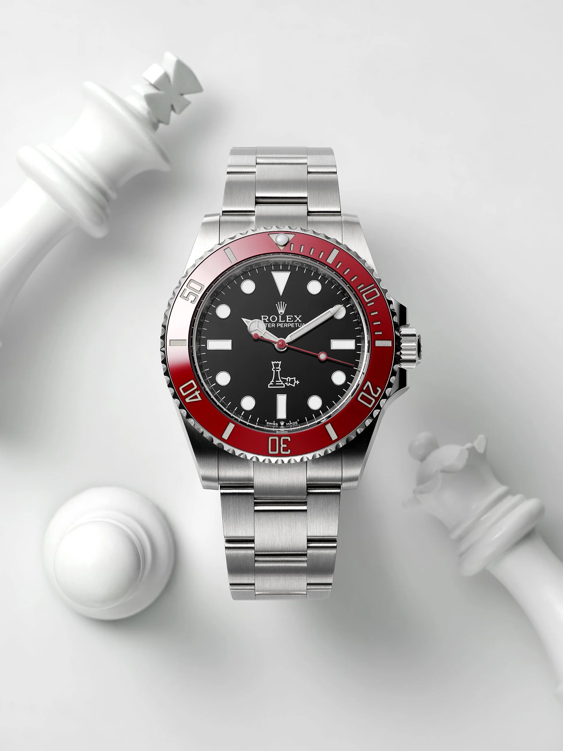 Custom Rolex Oyster Perpetual photographed by jewellery and watch photographer Simon Lyle