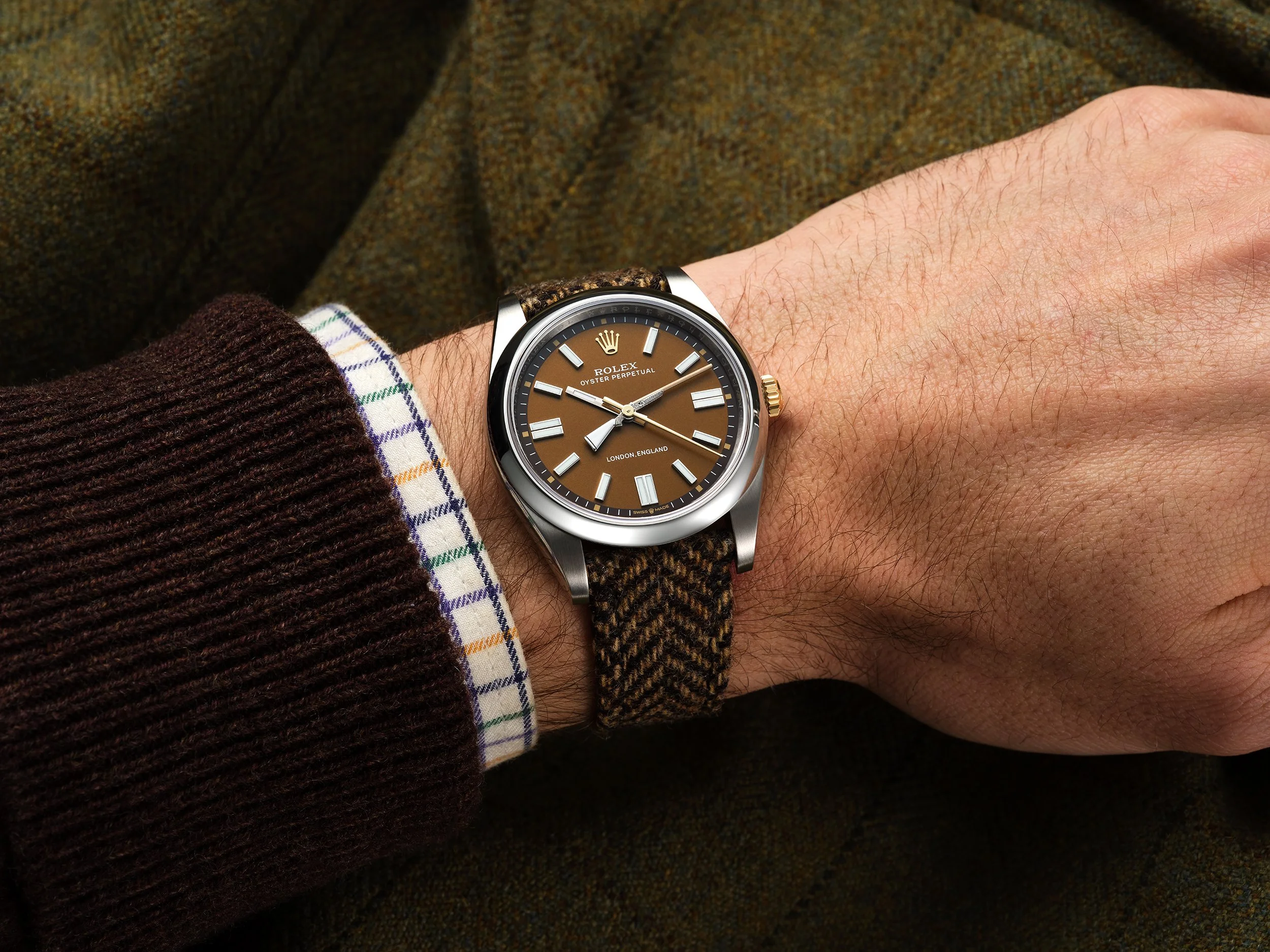 Bespoke hunting Rolex Oyster Perpetual imagery by Simon Lyle
