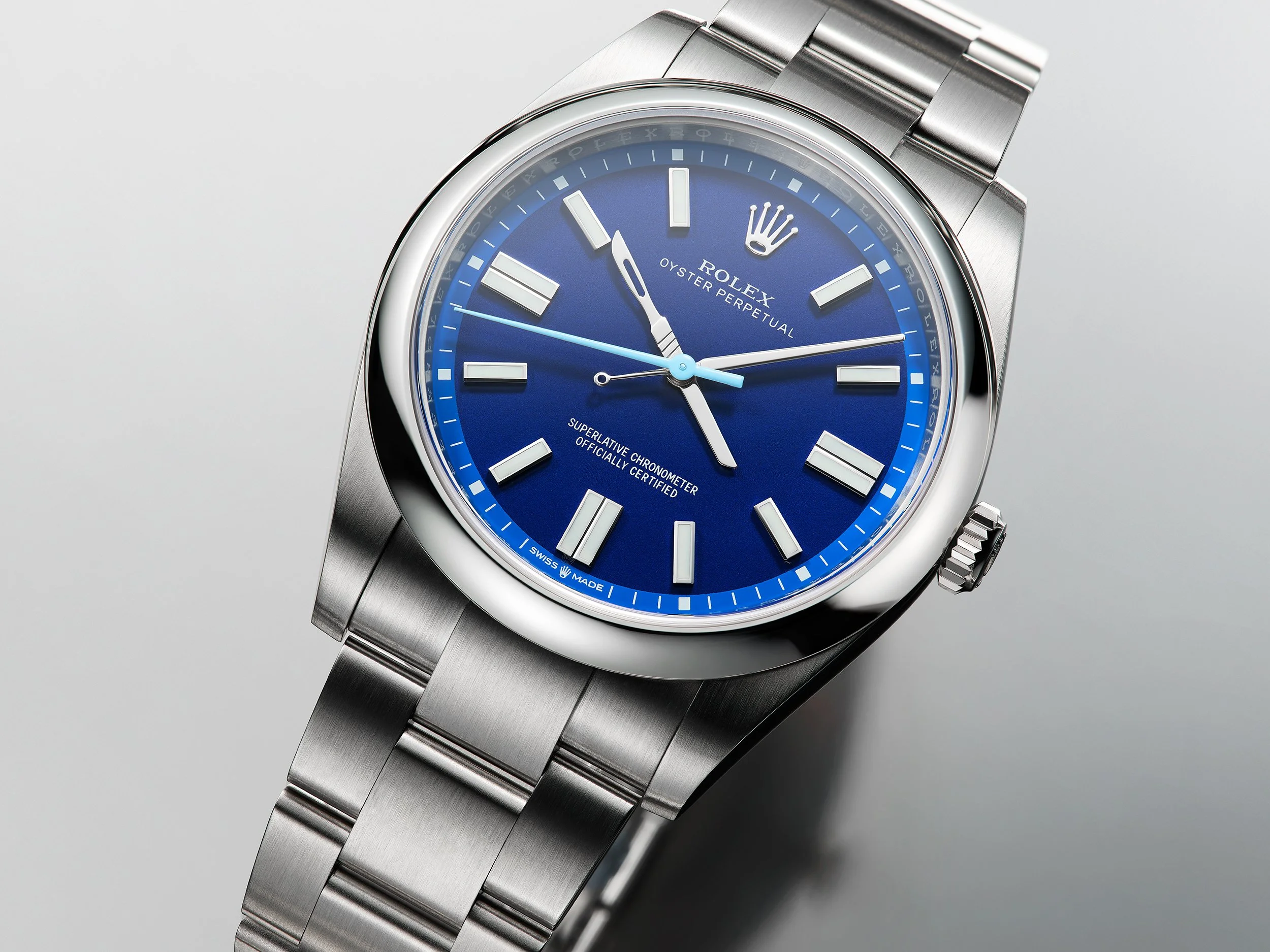 Bespoke Surgical Rolex Oyster Perpetual - Jewellery and watch photography by London based photographer Simon Lyle
