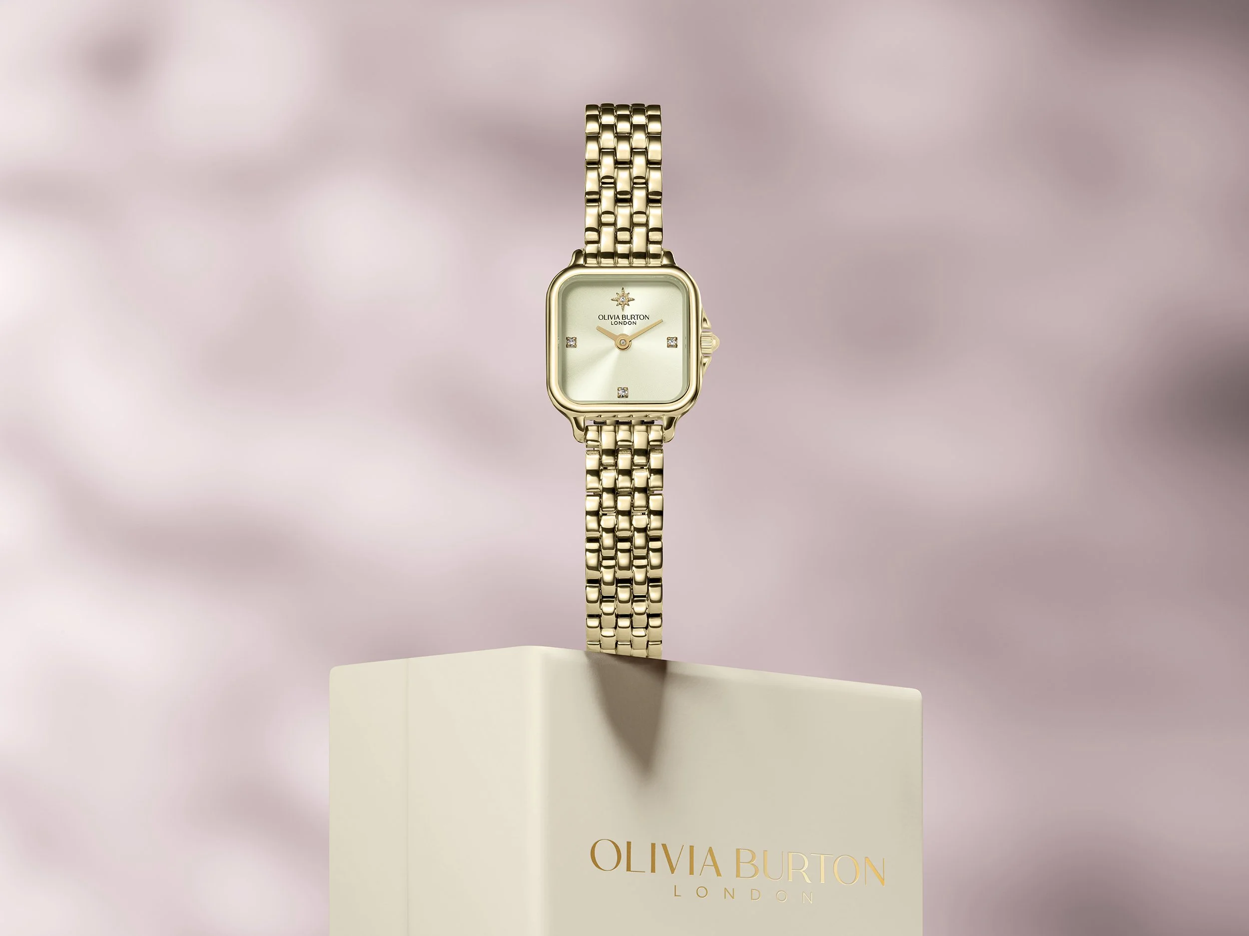 Olivia Burton watch photographed by Still life watch photographer Simon Lyle