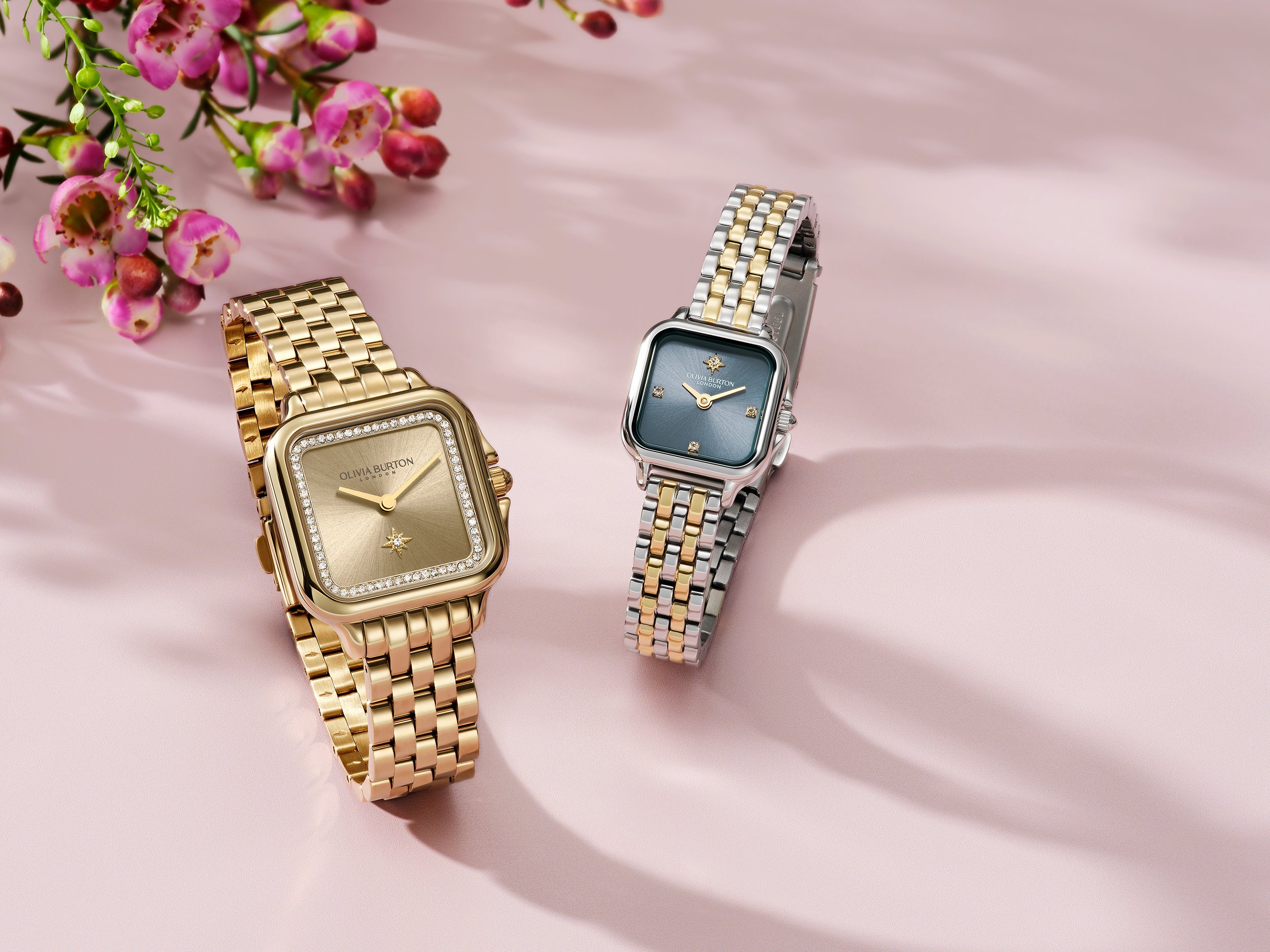 Olivia Burton watches photographed by London based watch photographer Simon Lyle product photography