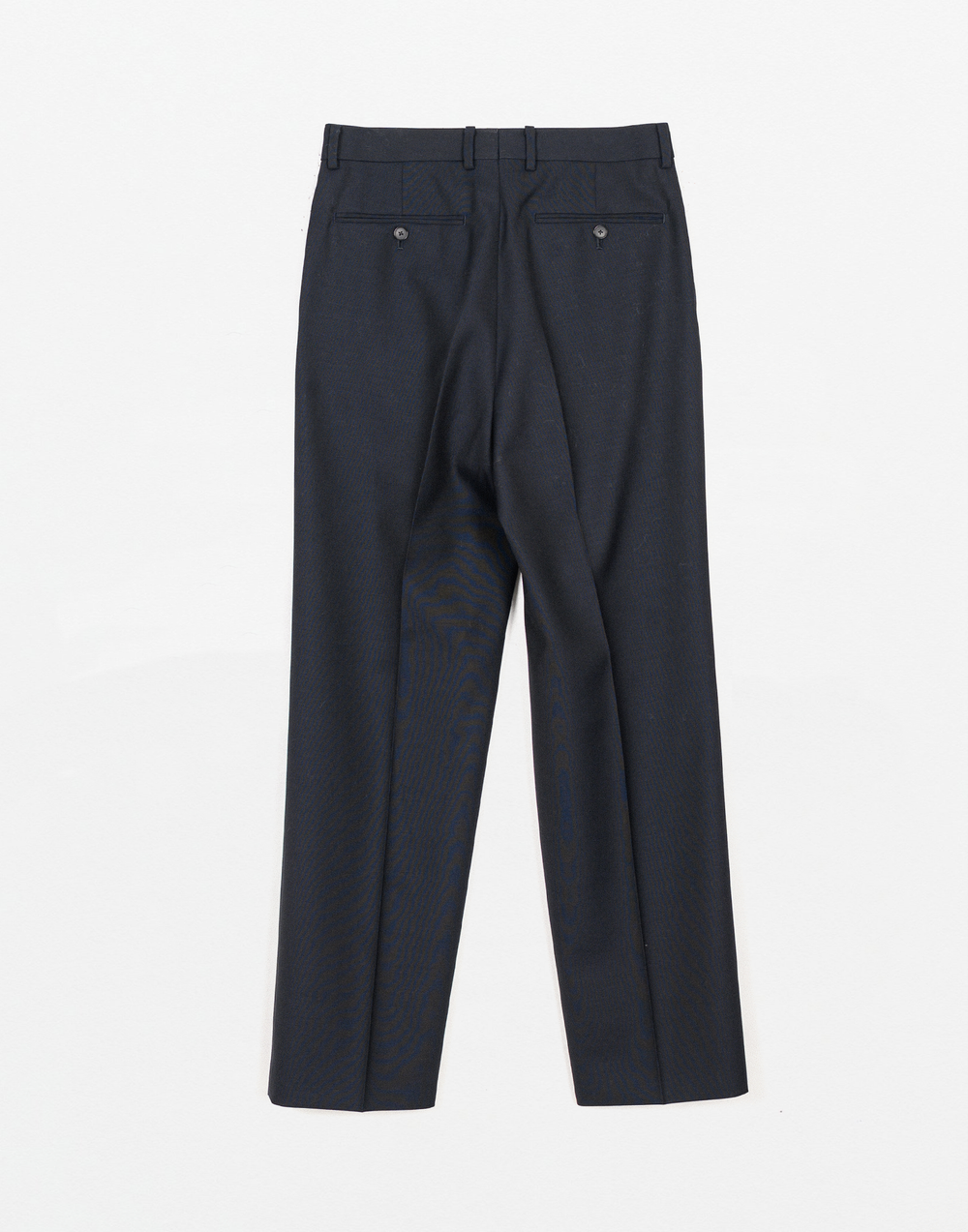 オーラリー WOOL KID MOHAIR HOP SACK SLACKS 3 AURALEE: Gray Wool Kid Mohair Hop Sack One-Tuck Trousers