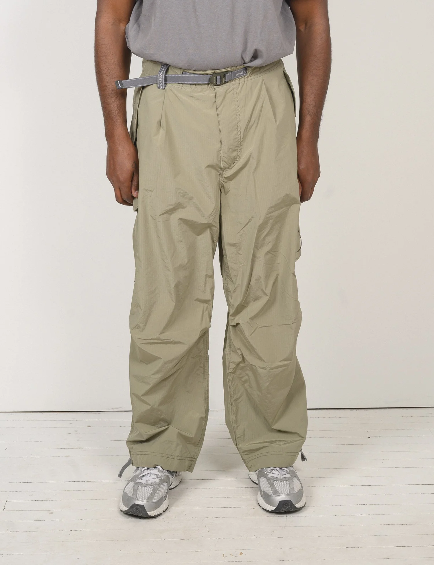 And Wander - Oversize Cargo Pants (Light Beige) — EQUIPMENT 