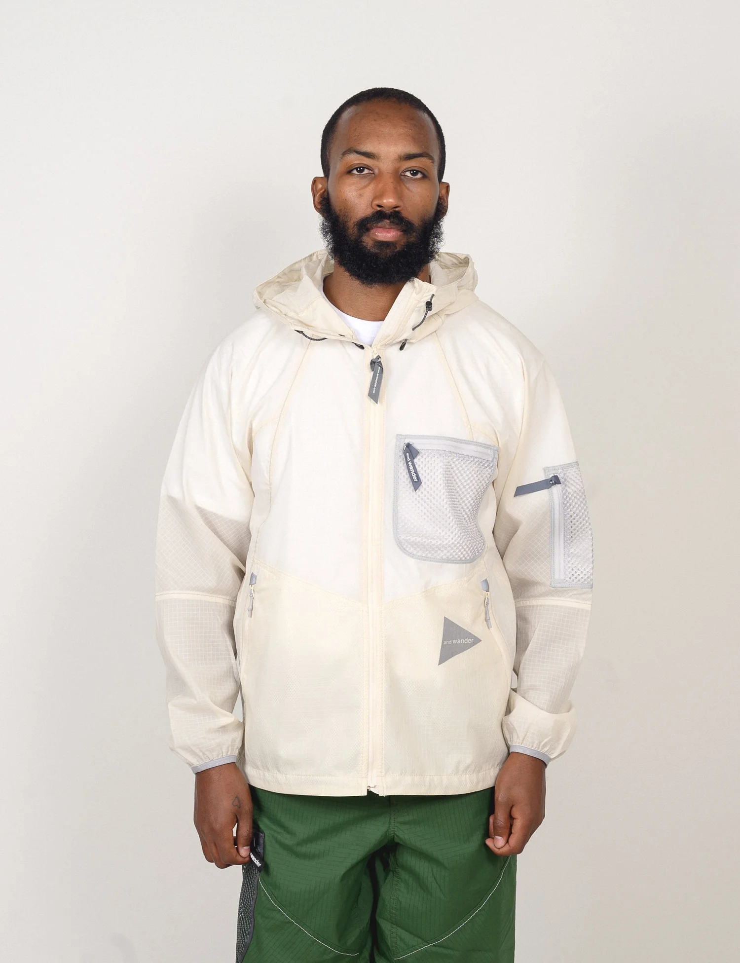 And Wander - Breath Rip Hoodie (Off White) — EQUIPMENT 