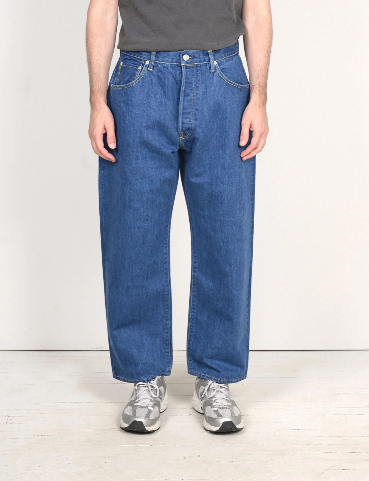 Hatski - Wide Tapered Denim (Used Blue Washi) — EQUIPMENT