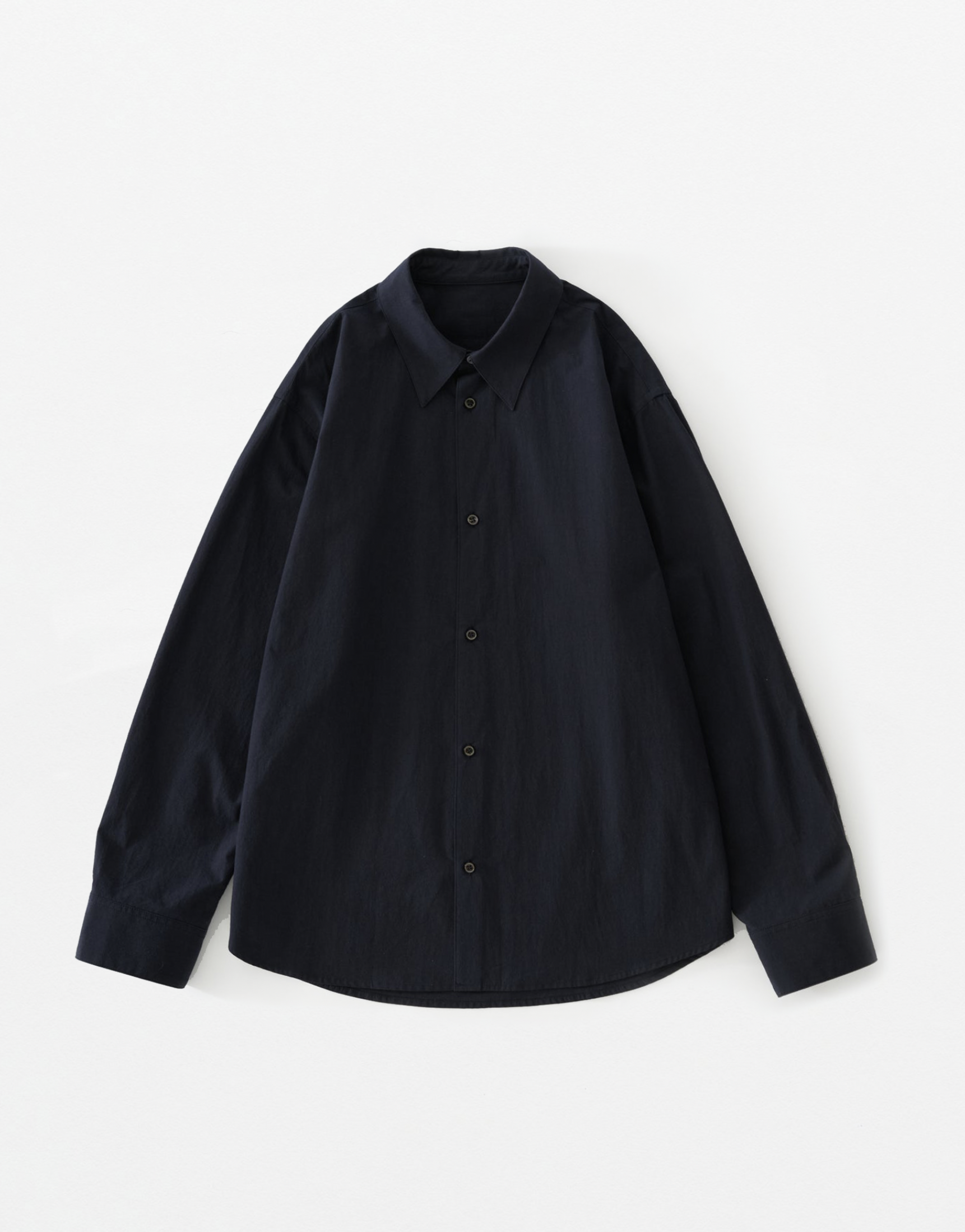 Studio Nicholson - SANKO MATELASSE SHIRT (BLACK)