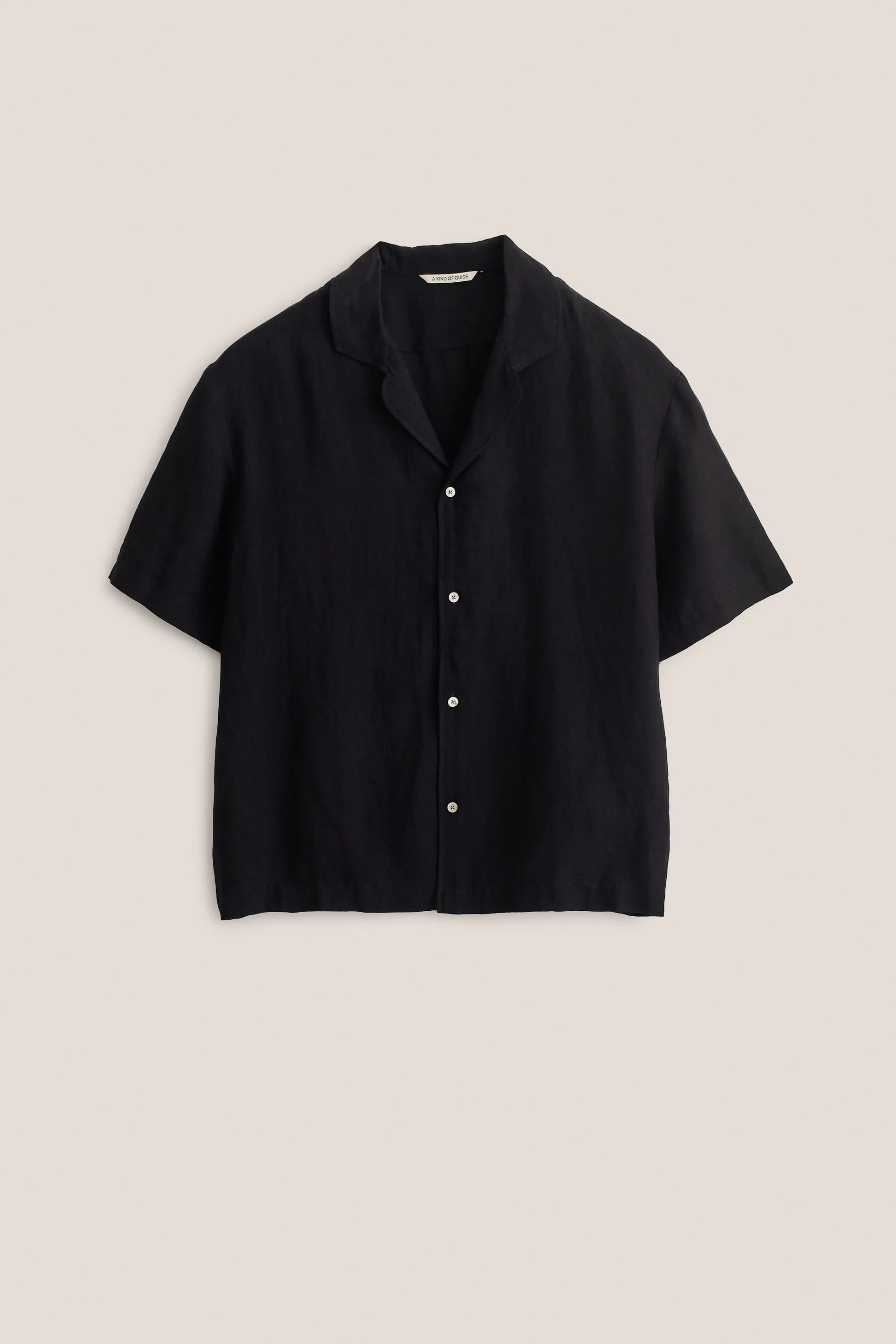 A Kind of Guise - SAMATA SHIRT (OBSIDIAN LINEN)