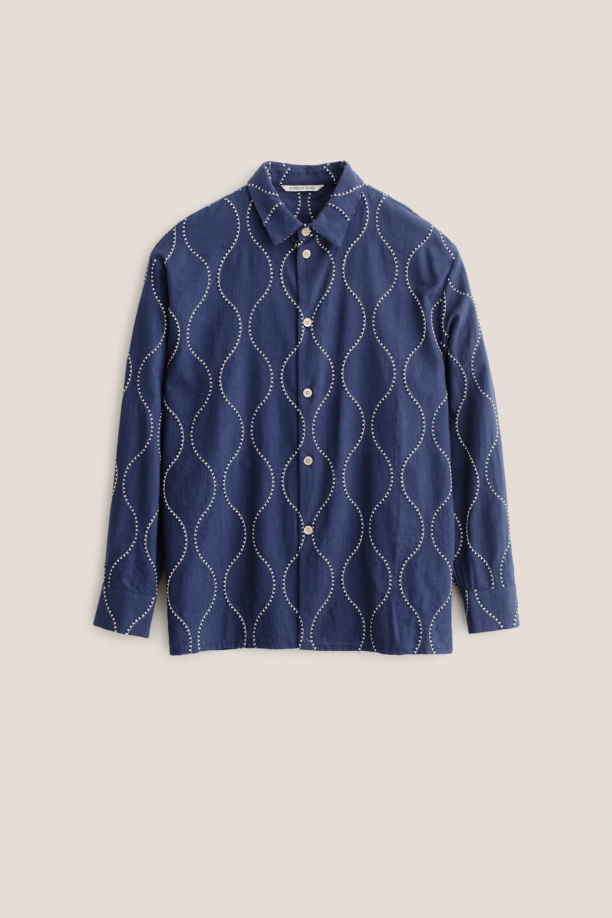 A Kind of Guise - PINO SHIRT (OCEAN WAVES)