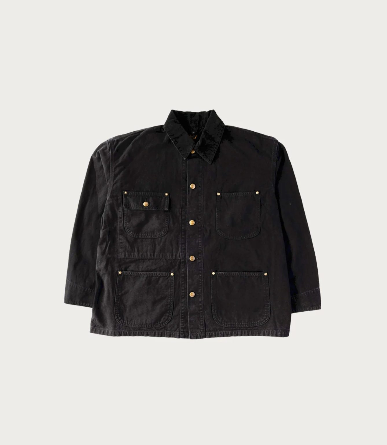 OrSlow - Relax Fit Coverall (Black Denim Stone)