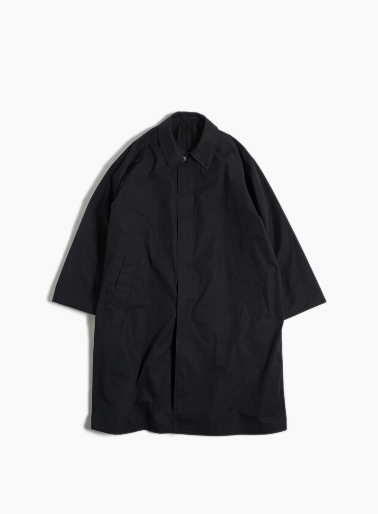 YOKO SAKAMOTO – BAL COLLAR COAT (BLACK)