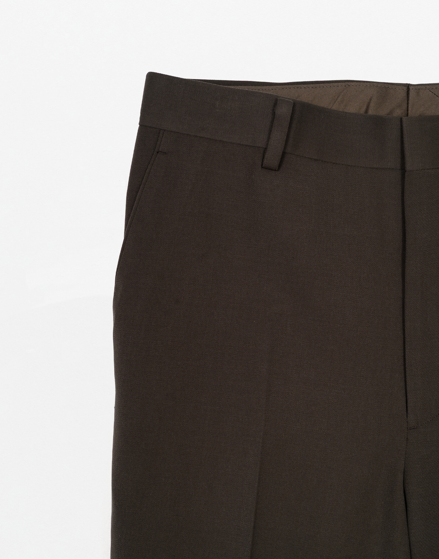 パンツ 3 AURALEE LIGHT WOOL MAX GABARDINE Auralee Light Wool Max Gabardine Slacks in Khaki Curated at