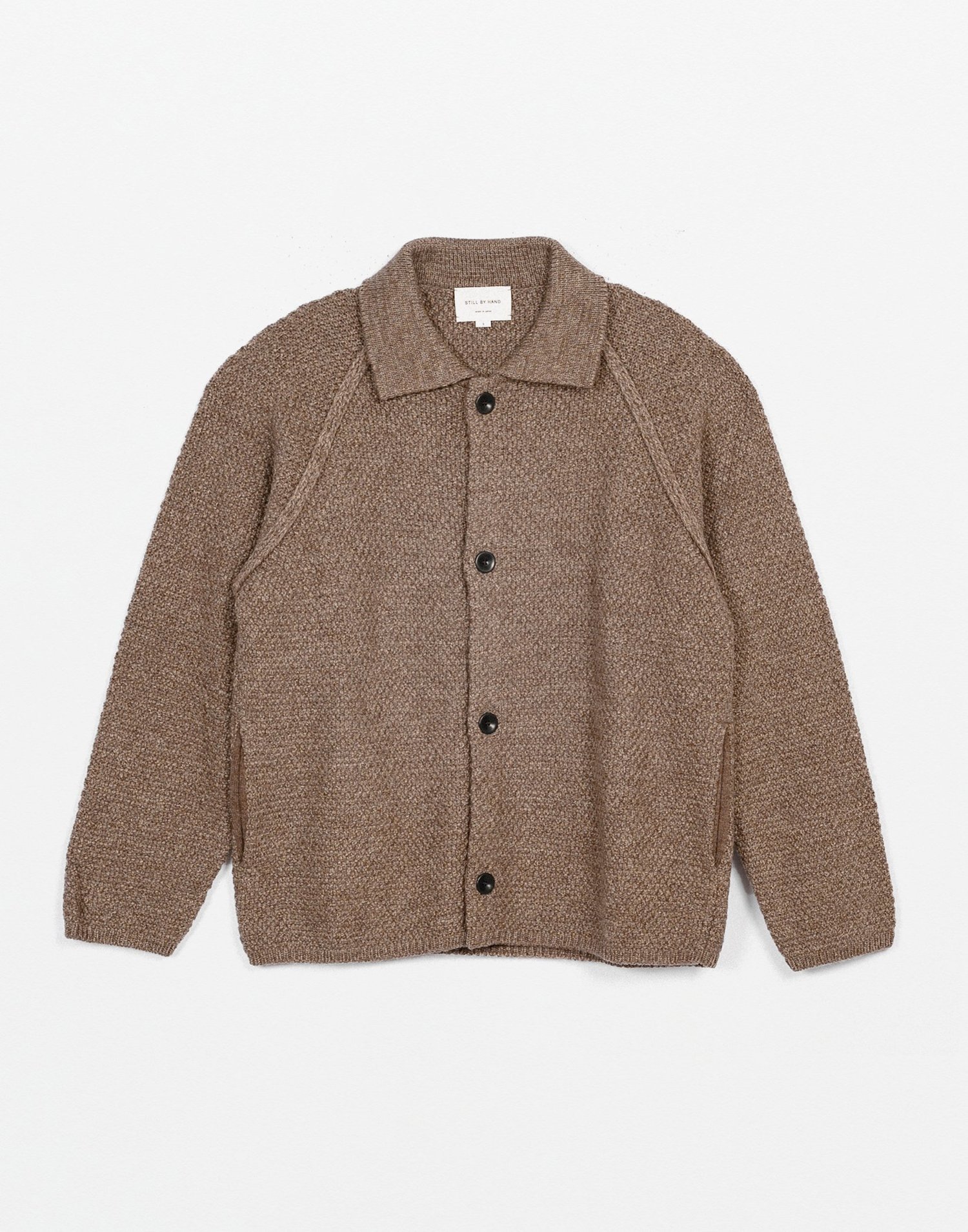 Still By Hand - 5G Knitted Blouson (Griege) — EQUIPMENT