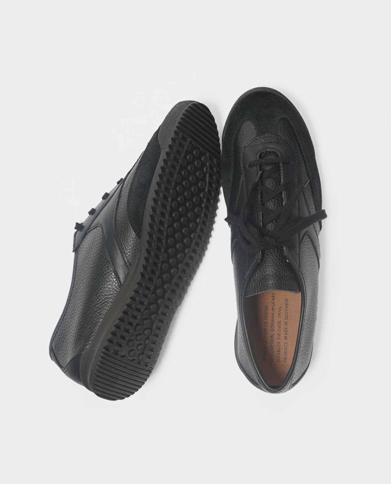 REPRODUCTION OF FOUND - German Military Trainer 1717MSL (Black/Dark Brown Sole)