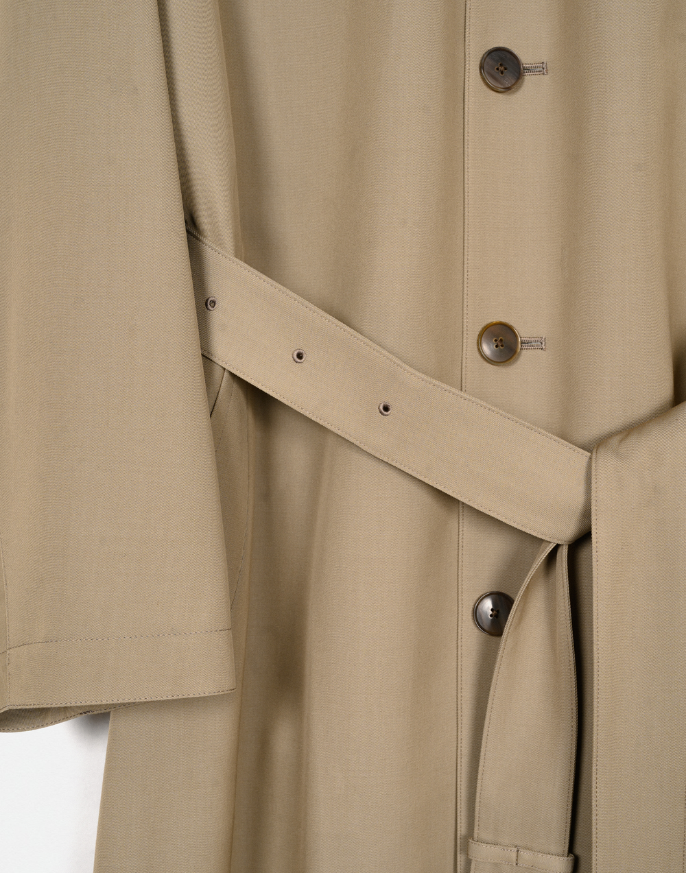 ジャケット・アウター AURALEE WOOL MAX GABARDINE TRENCH COAT Auralee Light Wool Max Gabardine Liner Coat - Beige | Garmentory