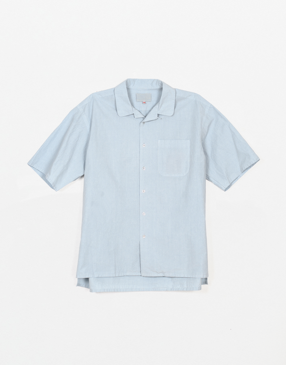 Yoko Sakamoto - Open Collar Shirt (Sky) — EQUIPMENT