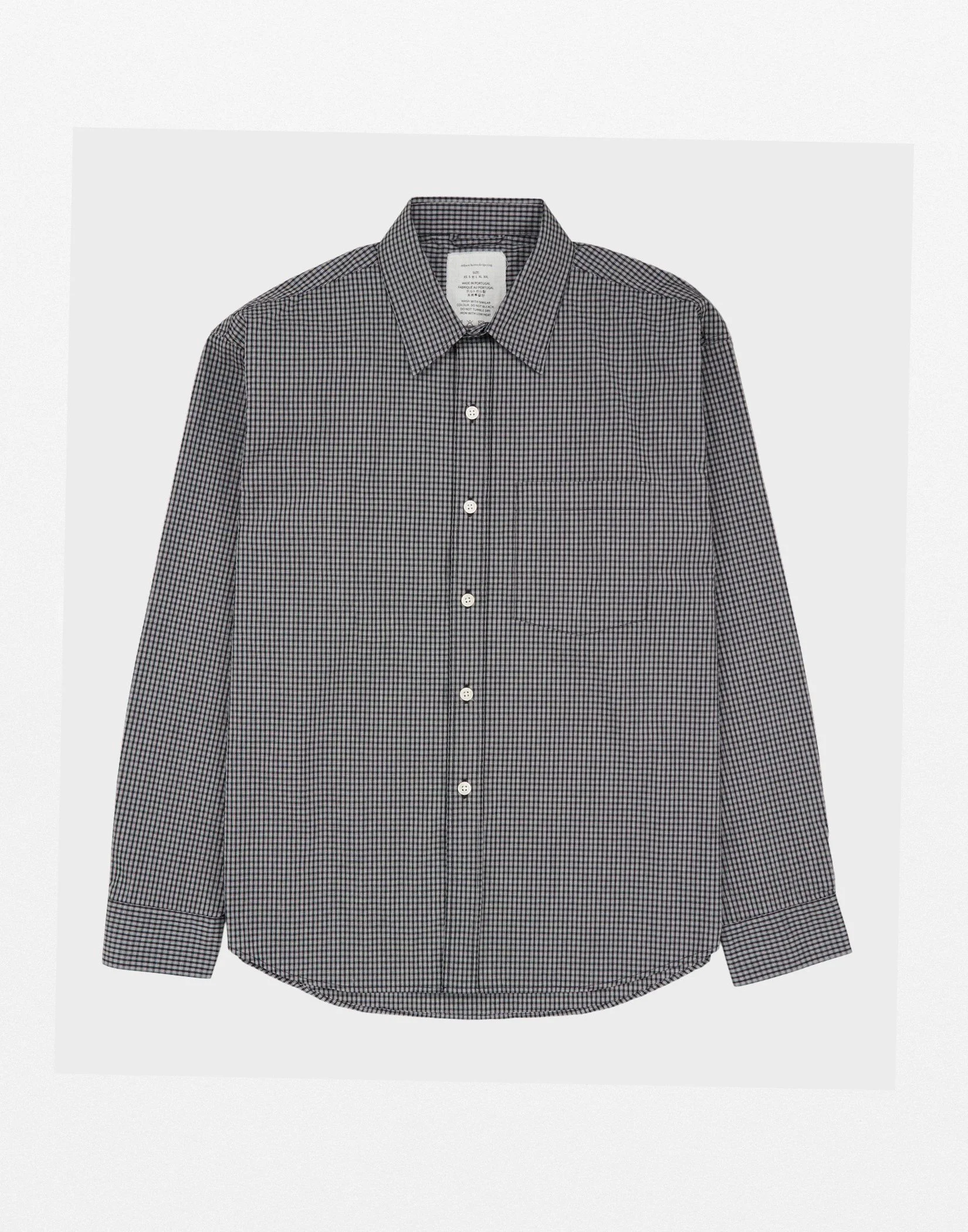 mfpen - EXECUTIVE SHIRT (BLACK EXPERIENCED CHECK)