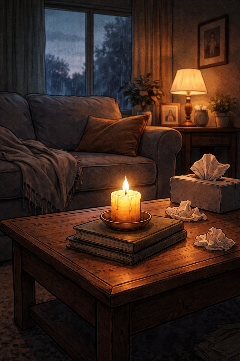 When Grief 
Walks In