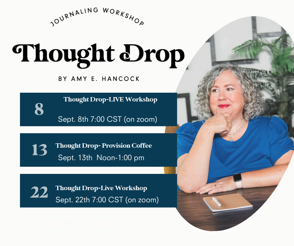 Thought Drop Journaling Workshop - Sept 22nd ZOOM
