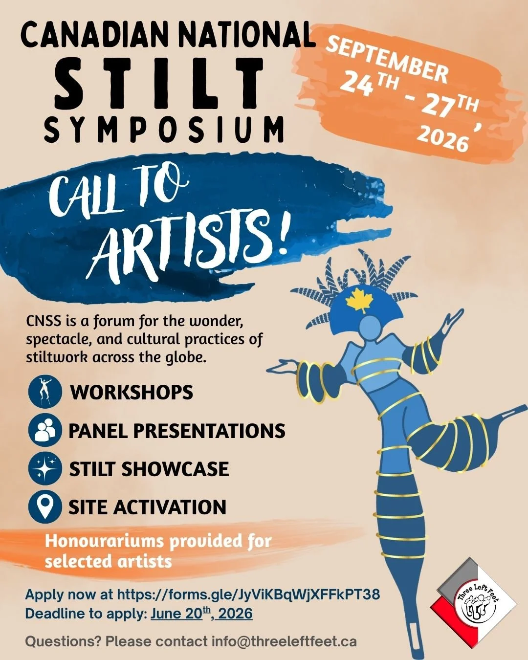 Call to Artists for Canadian National Stilt Symposium