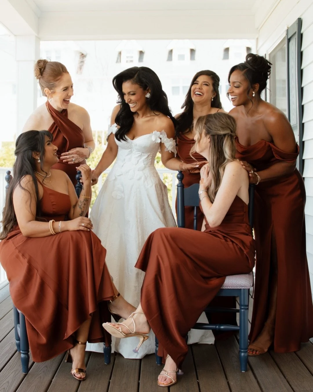 when half your bridal party are your pageant sisters, you call @birdygrey &amp; @birdygreysuits to match their personalities!✨🤩 #ad #birdygrey 

srsly, our entire party had the BEST experience working with them &amp; their designs were SO cute! 😍 A