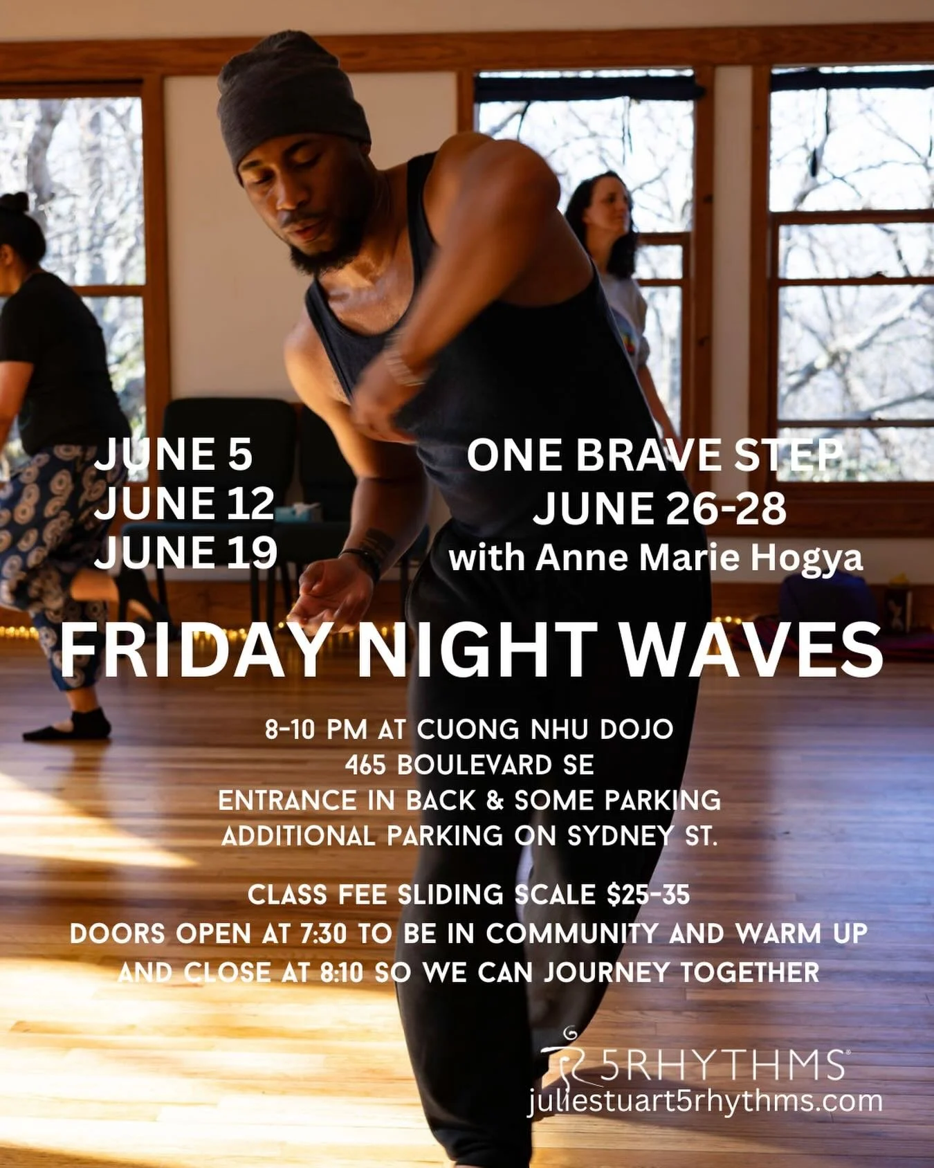 hey ho, June is here! Lots of teachers to dance with this month. Karen Chapman from Asheville is teaching on June 5th and Anne Marie Hogya is coming from Victoria Canada 🇨🇦 to offer a Heartbeat (the emotional map) workshop at the end of the month. 