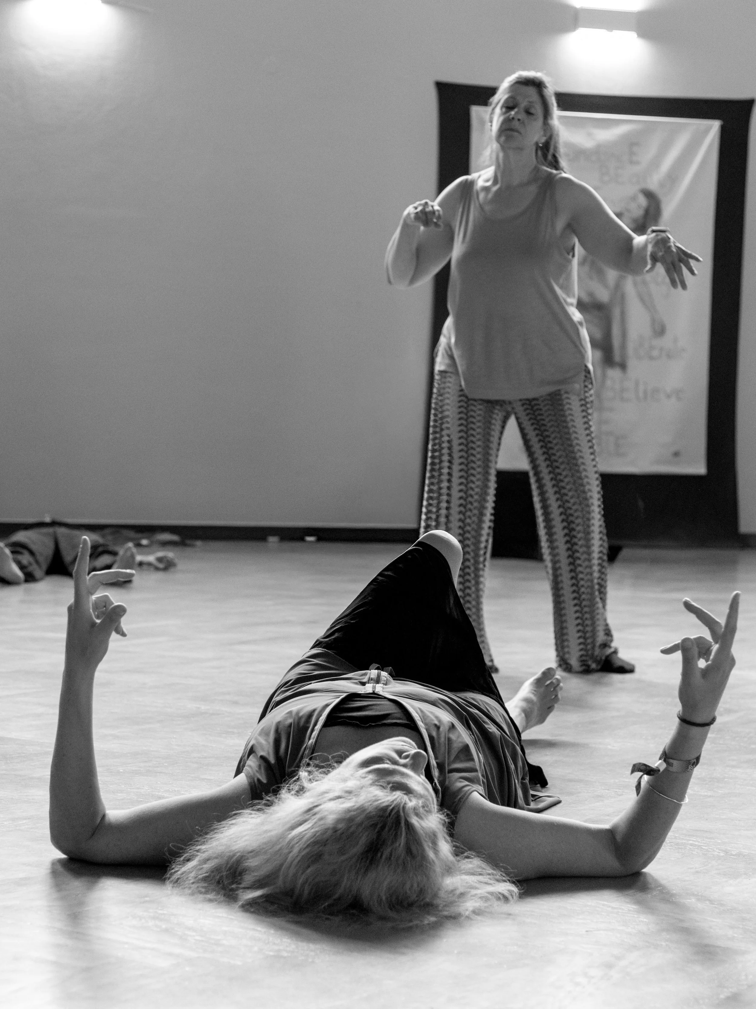 How do you STAY?
in a practice
in your body
with yourself
with others in your life

Can you be steady, constant, reliable for yourself? How do you expand your capacity, your zone of tolerance? 

This is me on the floor, fourth day of Euphorica, a 5Rh