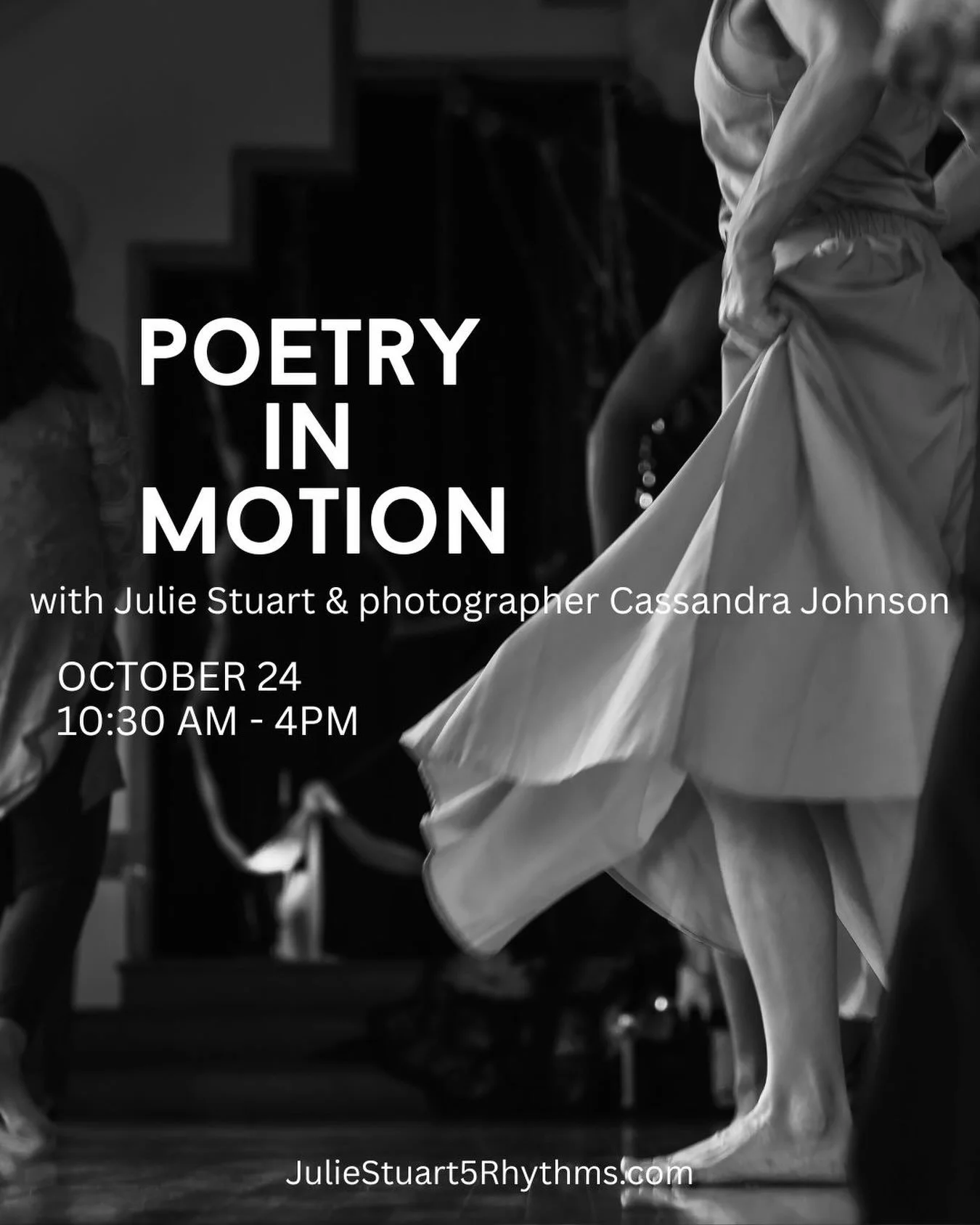 Opening the aperture of our sensations and presence to REVEL in our body&rsquo;s brilliance.

Exploring the terrain of SEEING/BEING SEEN.

How much do we REVEAL? 
How does being seen change us?

I&rsquo;m so excited to collaborate with photographer C
