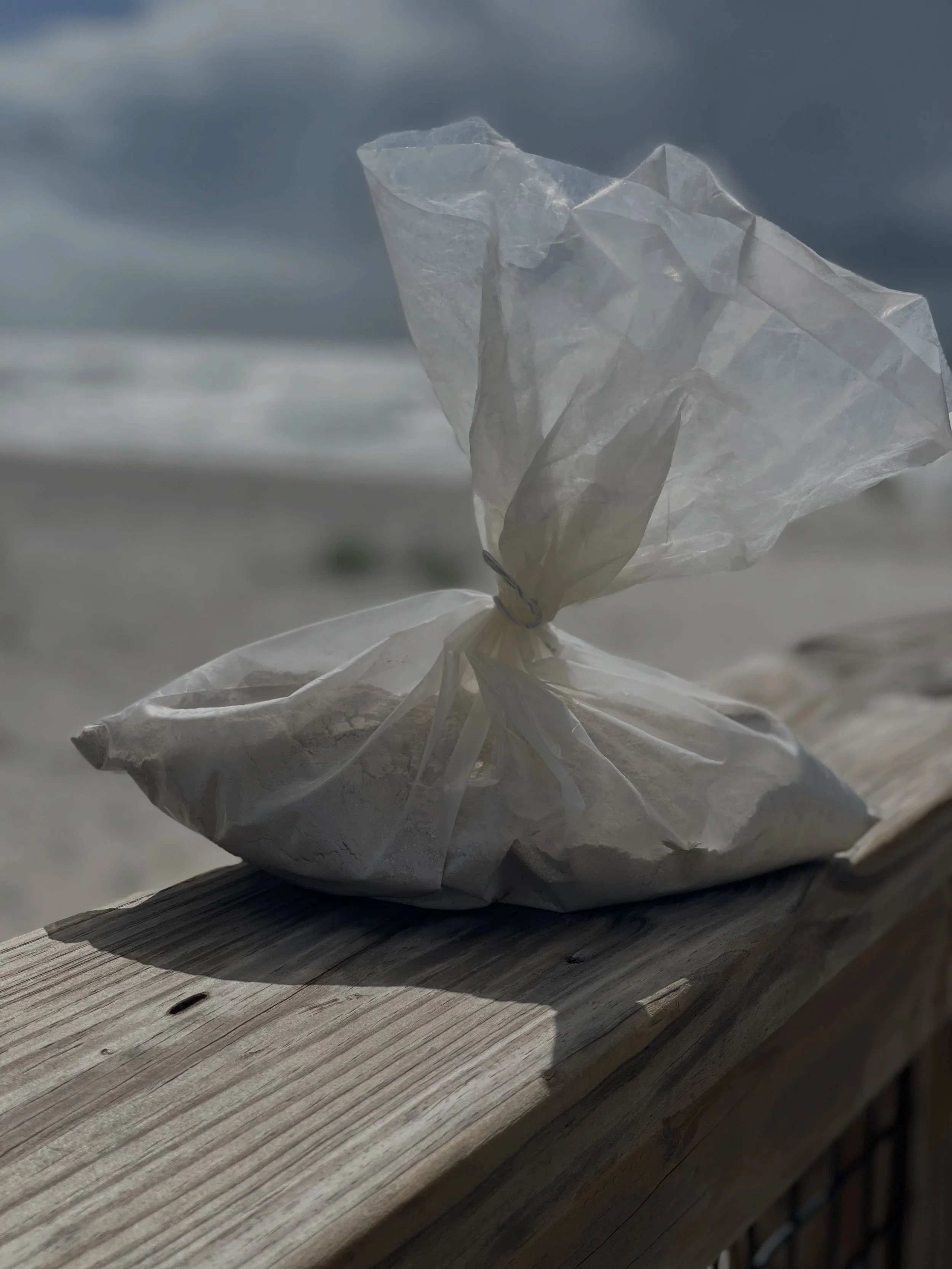 This morning I had what pilots and sailors call a weather window. I&rsquo;m in Pensacola for a few days and brought the rest of Bryan&rsquo;s ashes with me. It&rsquo;s been a year &amp; two weeks since his death. 

I kept vigil with an altar in my di