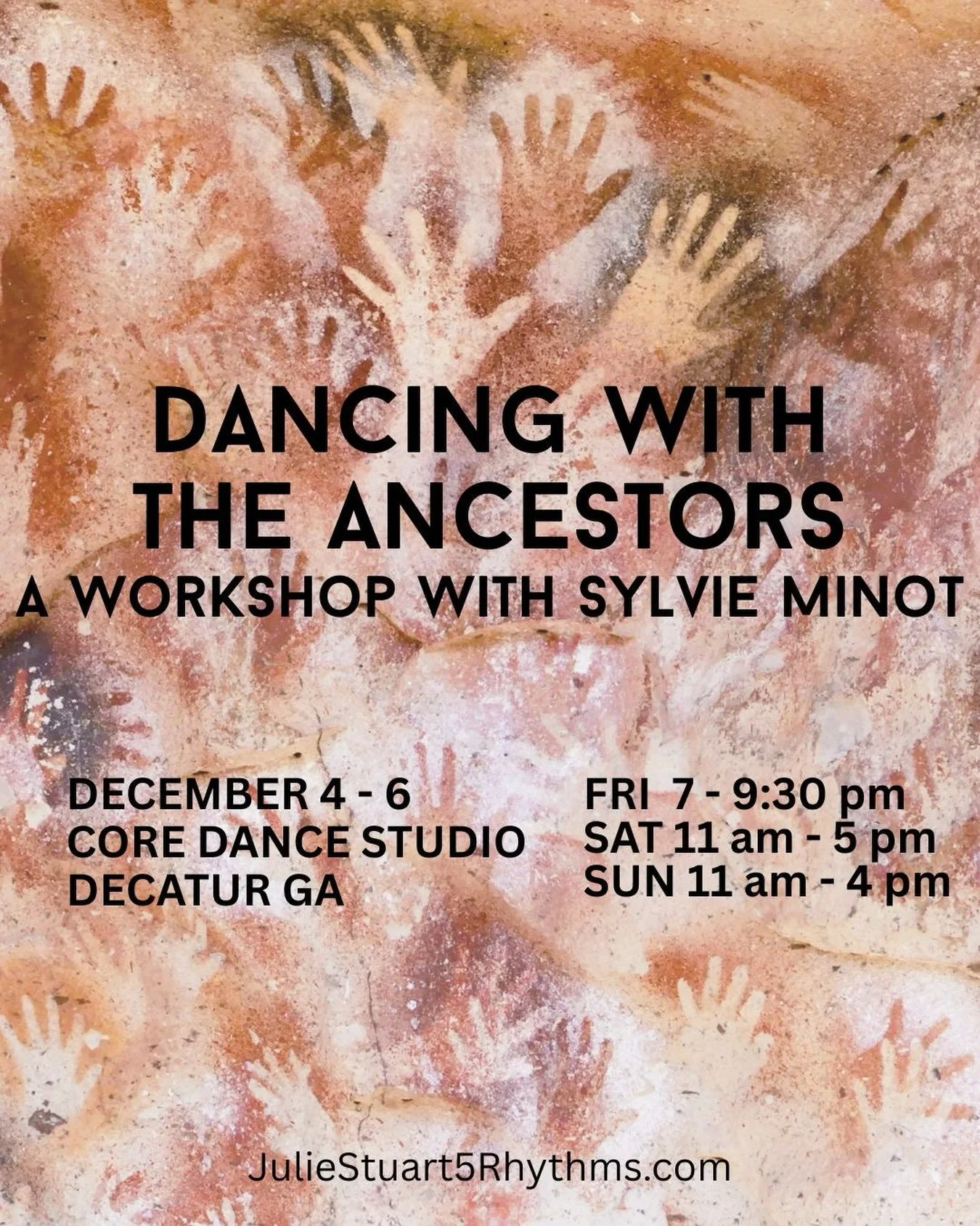 Thrilled to welcome a longtime wisdom holder of the 5Rhythms and international teacher Sylvie Minot for this workshop. We will dance with our ancestry, which lives in our heart, soul, collective memory, and DNA. 

Calling on the wisdom and medicine o