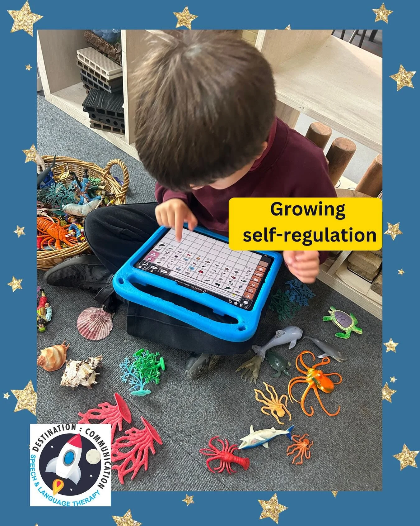 🚀 Growing self-regulation 

🌟 Today I saw such a beautiful example of lots of adult co-regulation building self-regulation skills, that I wanted to share it. 

🌙 During our session today, I could sense this child&rsquo;s energy levels going up and