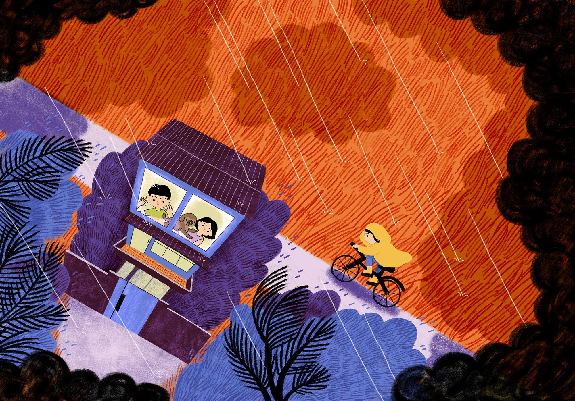 the days when typhoon arrives