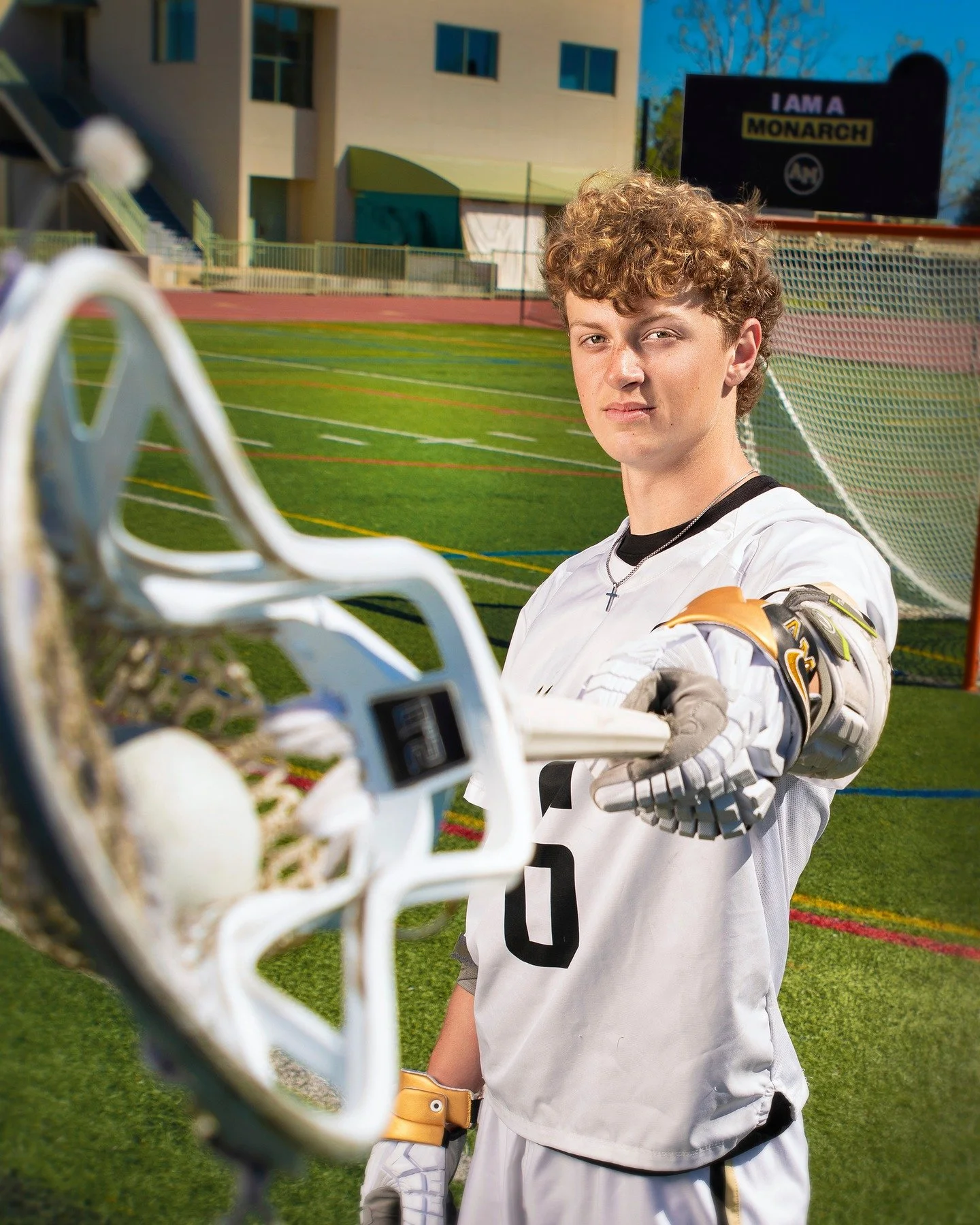 Had a great time working with the Mitty Men's Lacrosse Team. Got some great portraits for their Senior Banners! Class of 2026. GO MONARCHS!! 🔥🥍📸 #sportsportraits #westcottlighting #nikon #tamronamericas #lacrosse