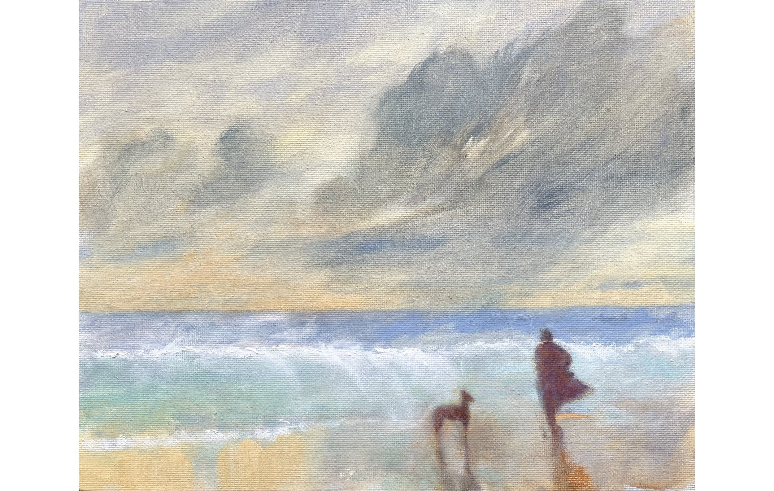 Clearing Storm oil on canvas 20 x 25cm