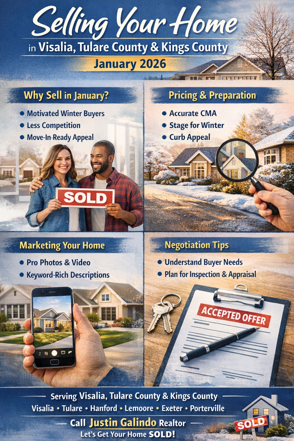 Selling Your Home in Visalia, Tulare County &amp; Kings County in January 2026