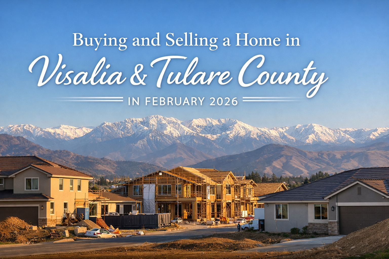 Buying and Selling a Home in Visalia &amp; Tulare County in February 2026
