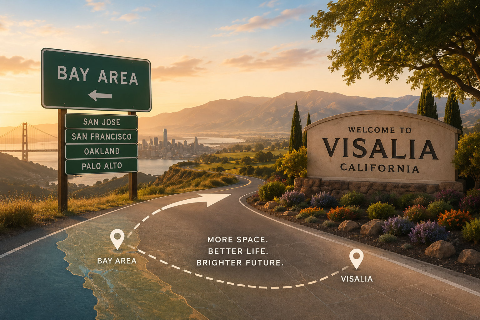 The Complete 2026 Relocation Guide: Moving From the Bay Area to Visalia, California