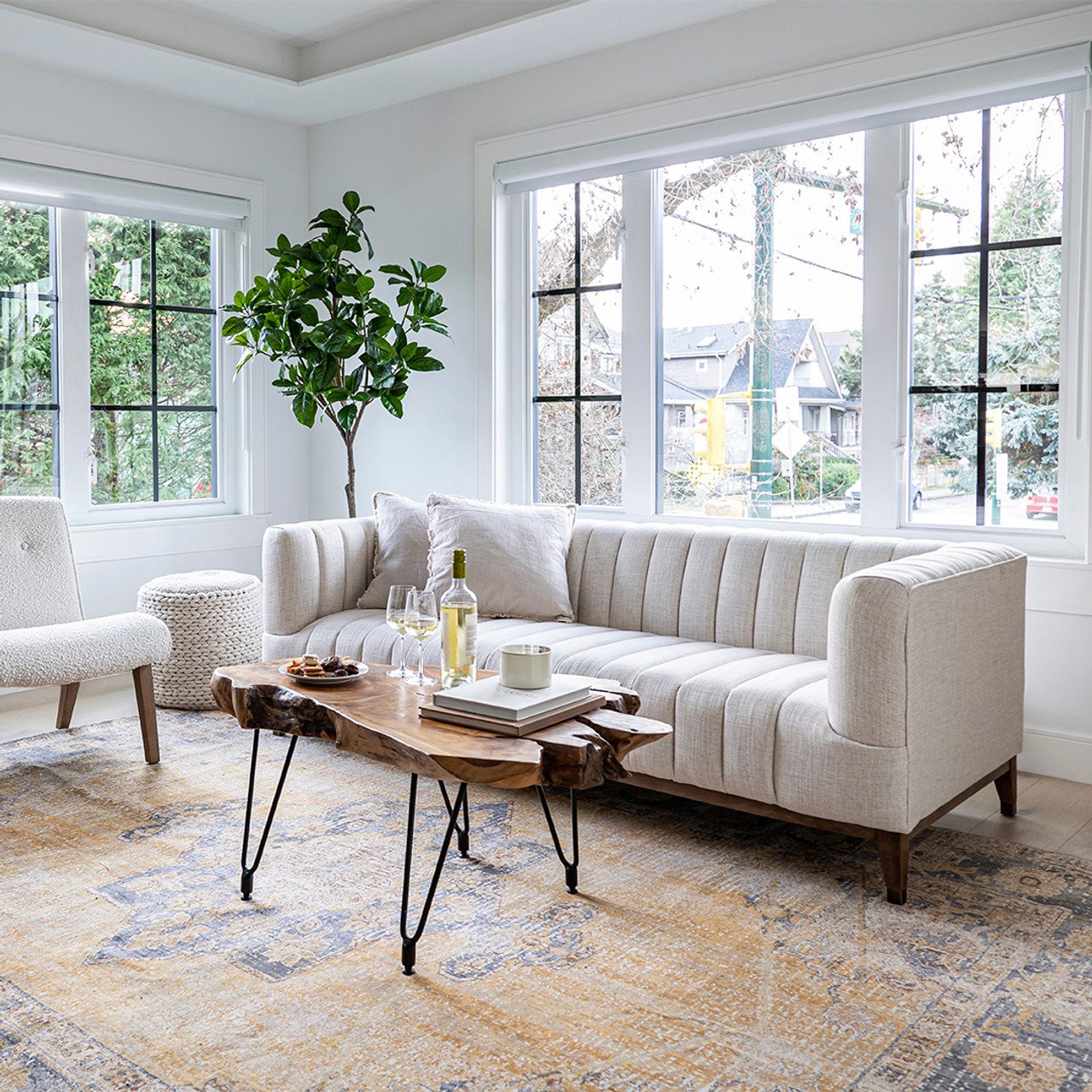 Cream Sofa Living Room Style