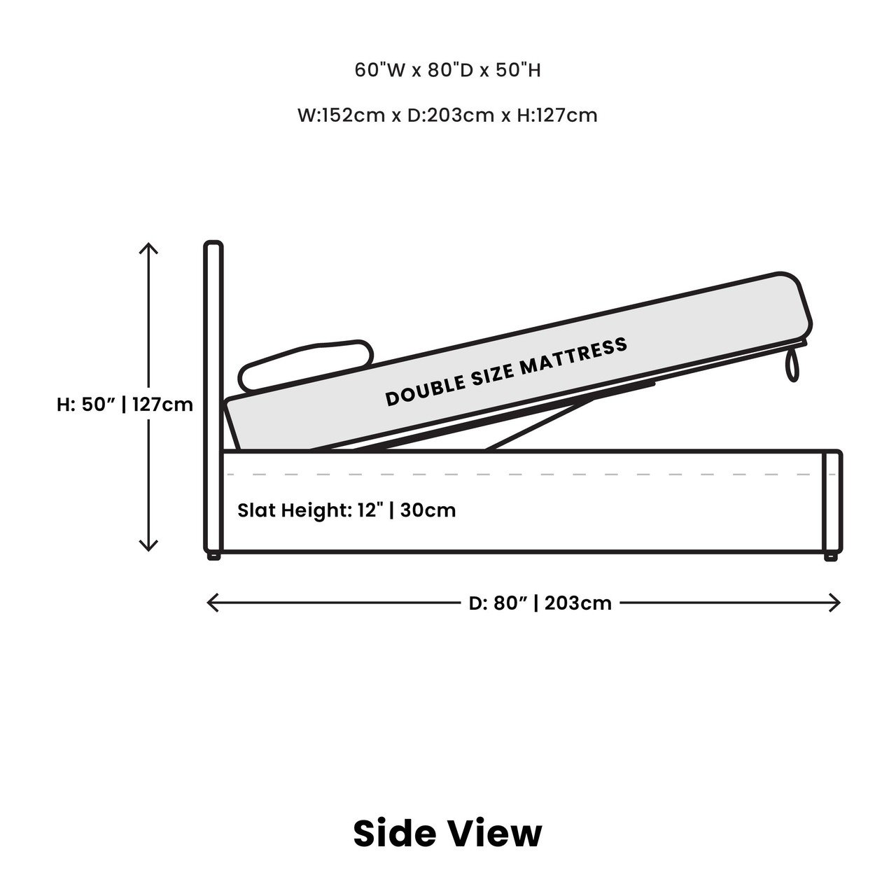 Justin Double Storage Bed Tall - Cream - 04.jpeg