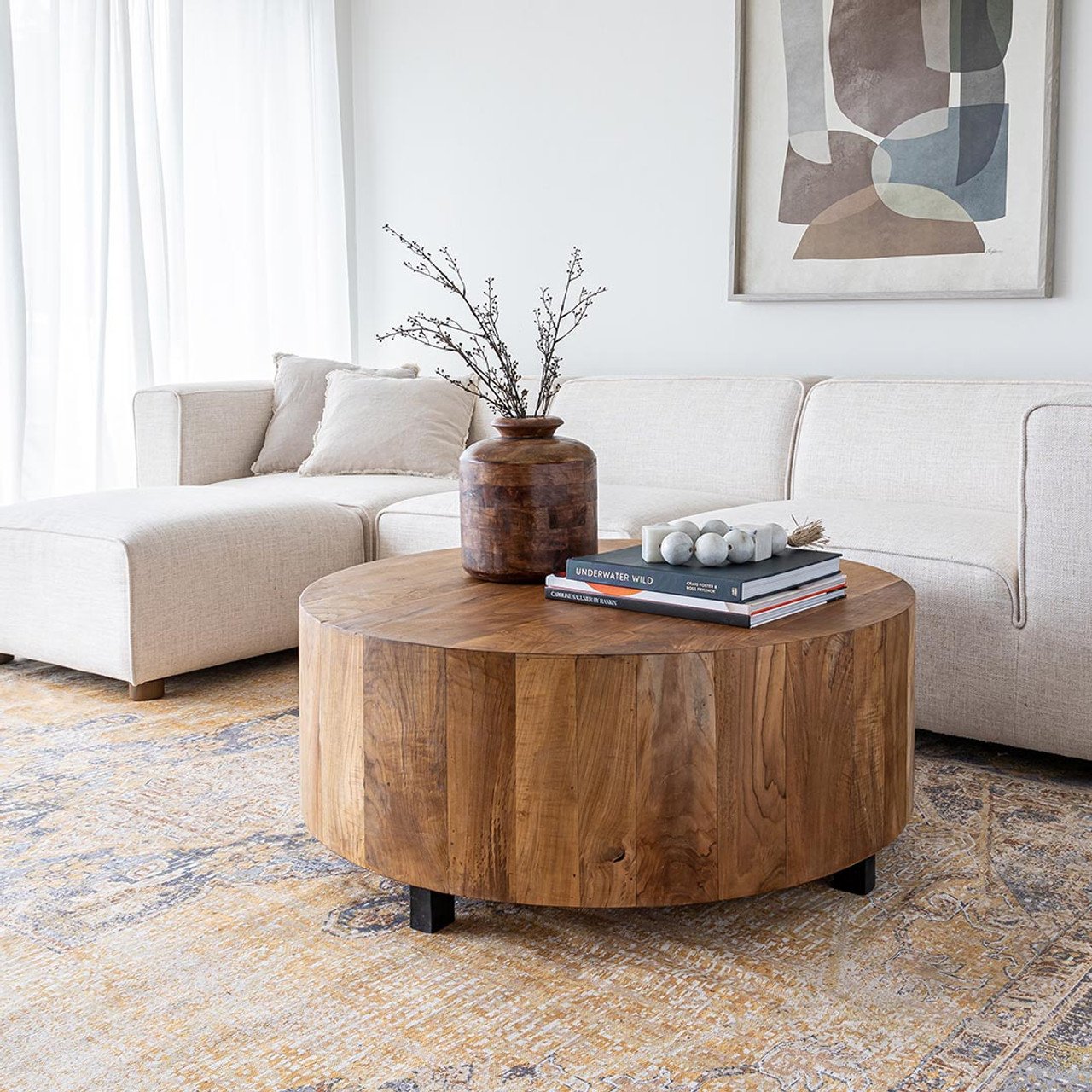 Teak Round Coffee Table - 02.jpeg