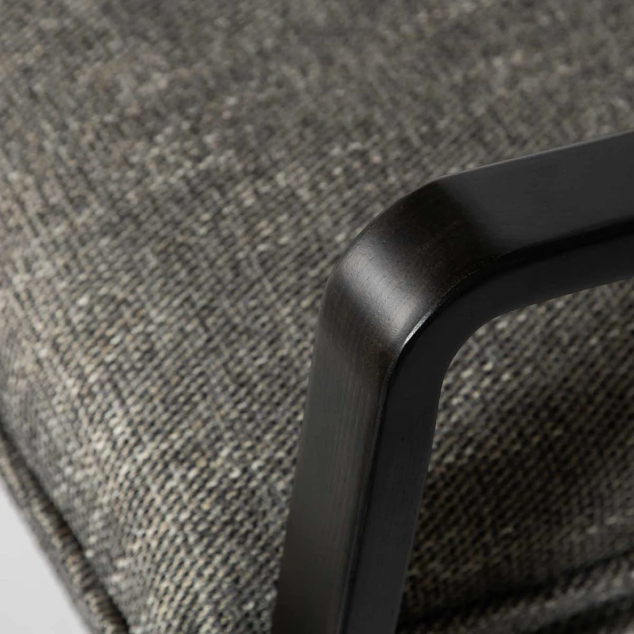 Upholstered Heather Grey Black Wood Slink Back Chair - 016.jpg