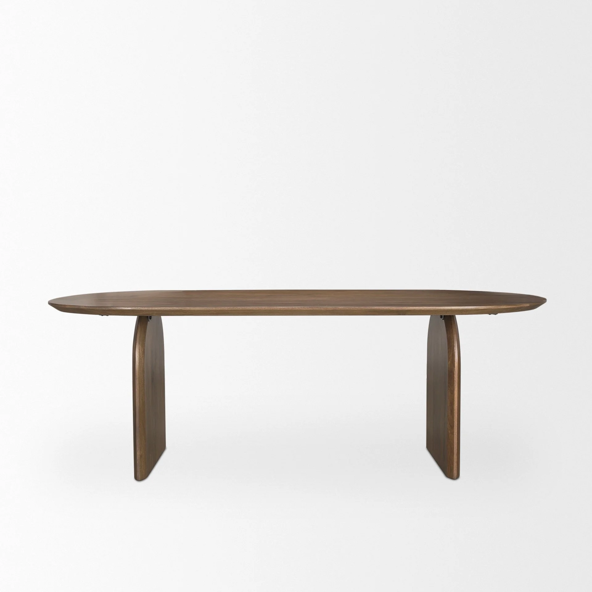 Arched Dark Wood Oval Table .jpeg